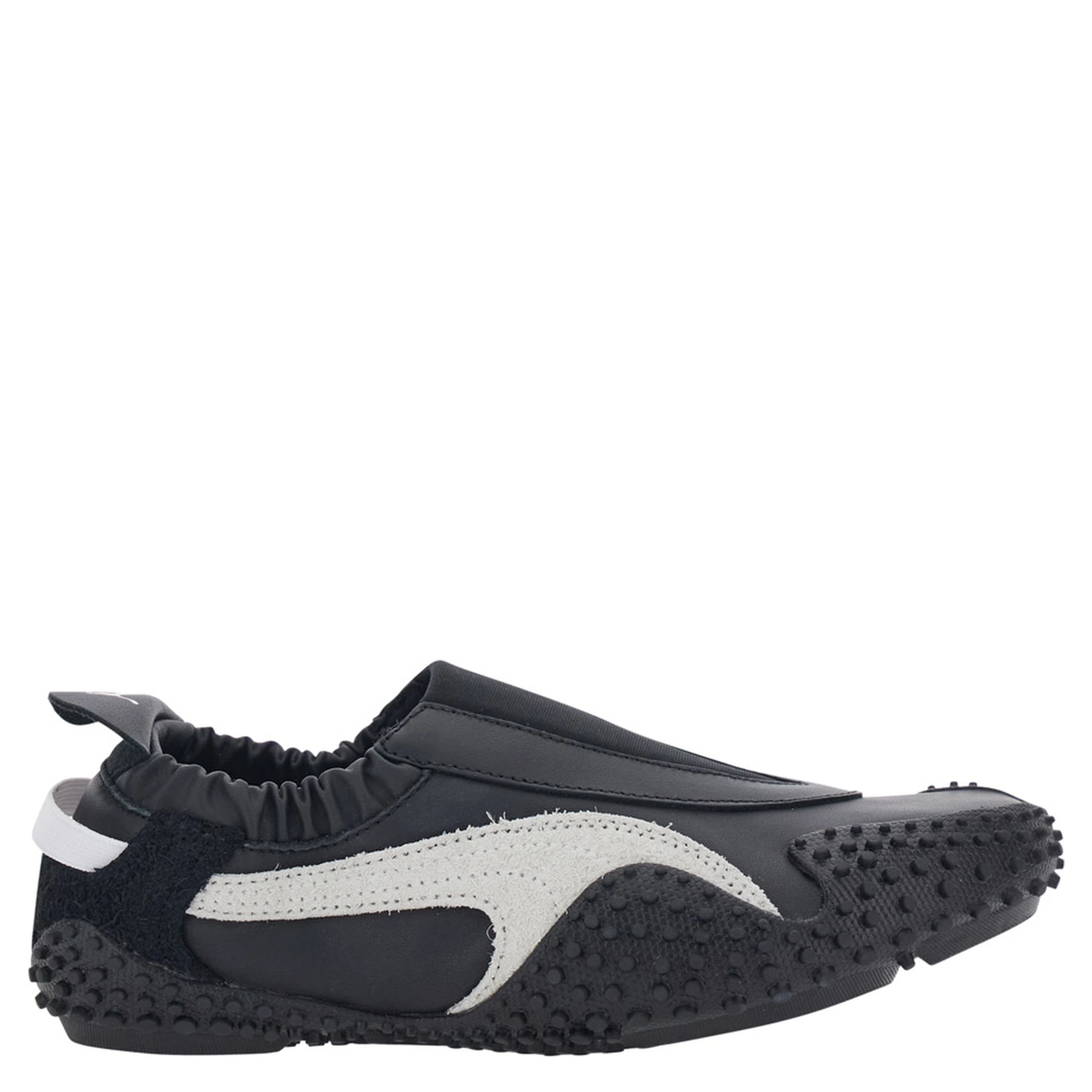 black MOSTRO MOOVE Sneakers without laces with Logo on the back in tech fabric unisex