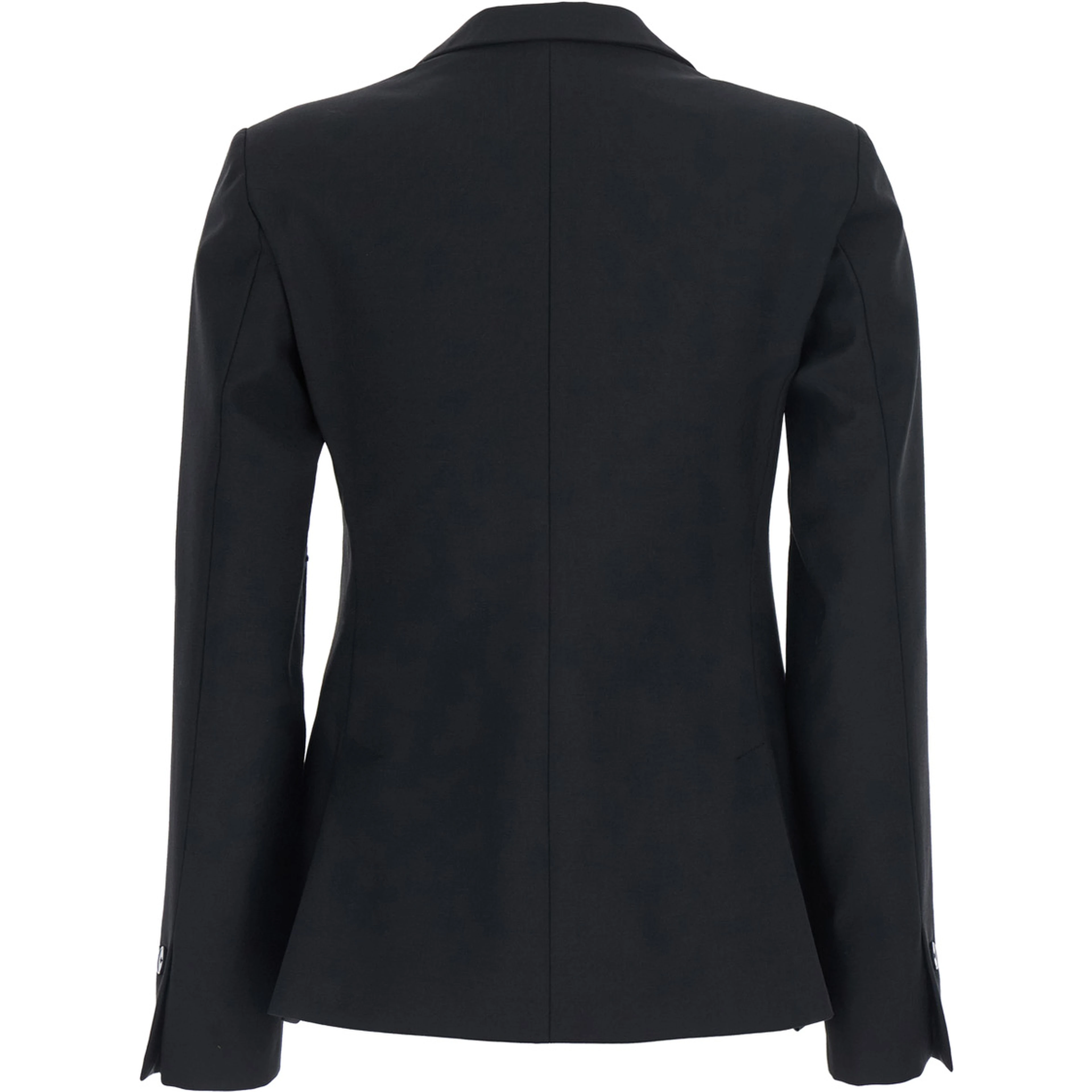 Jacket black with elegant details in Tech Fabric for women