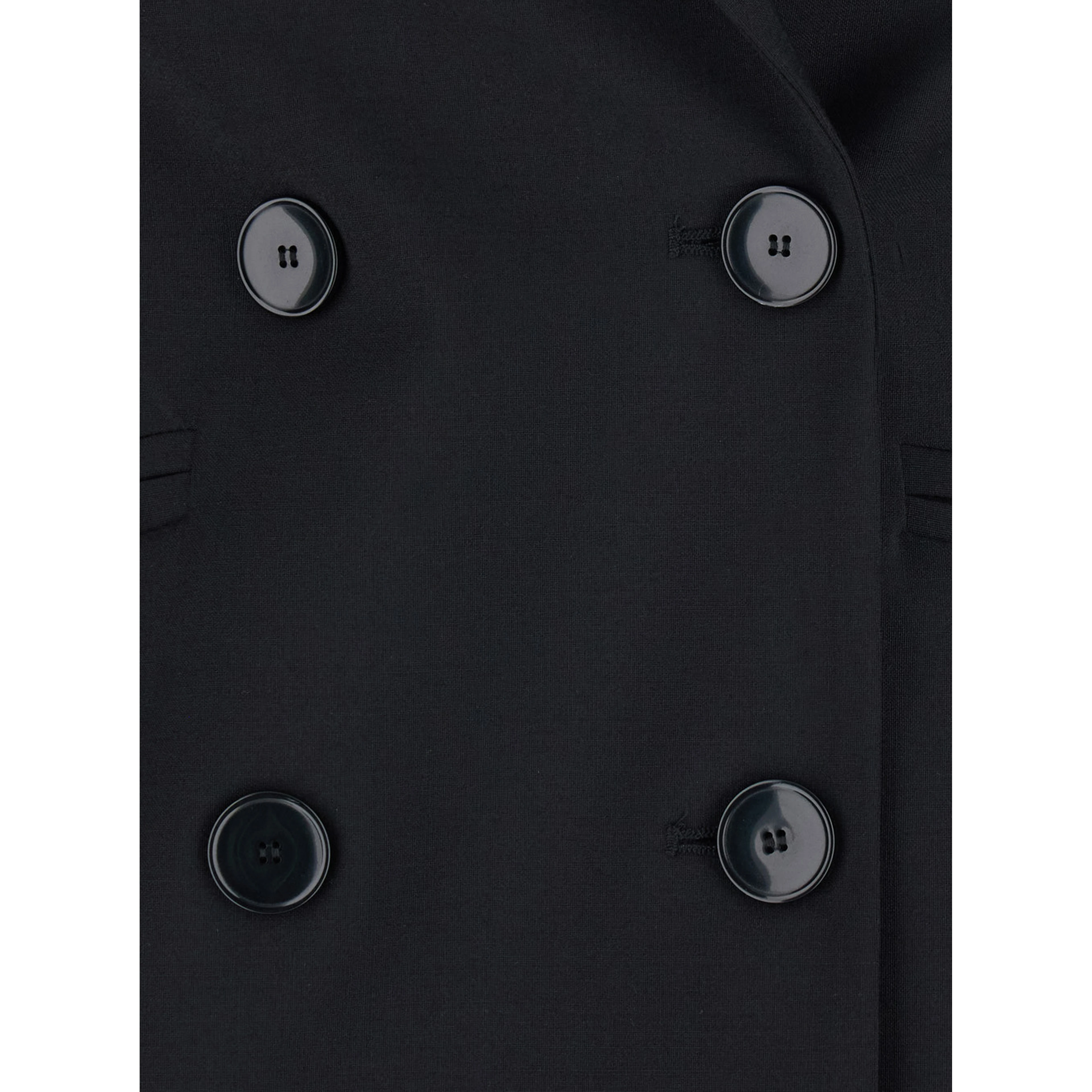 Jacket black with elegant details in Tech Fabric for women