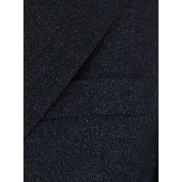 Florence Grey Double-breasted Jacket with Notched revers in wool blend for women