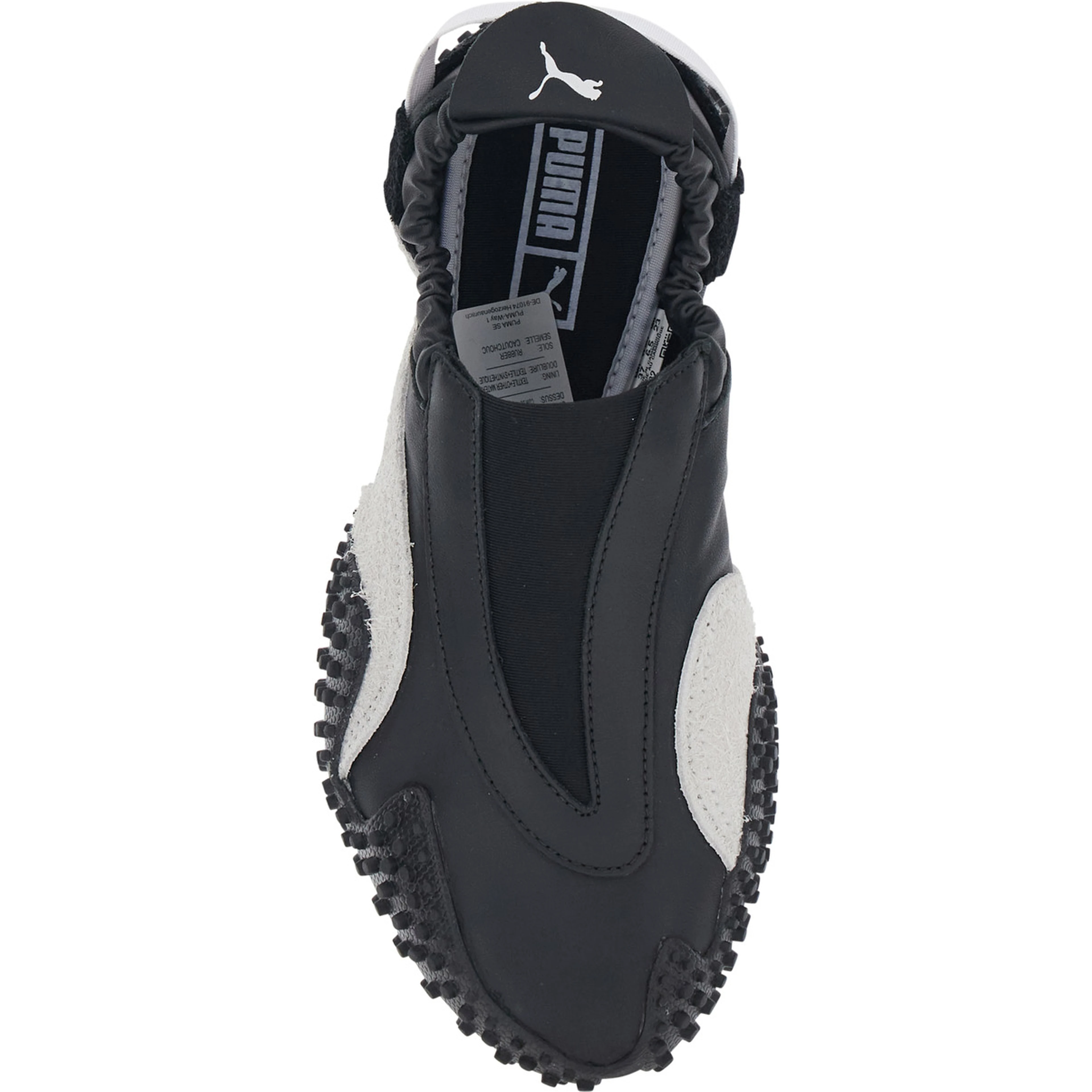 black MOSTRO MOOVE Sneakers without laces with Logo on the back in tech fabric unisex