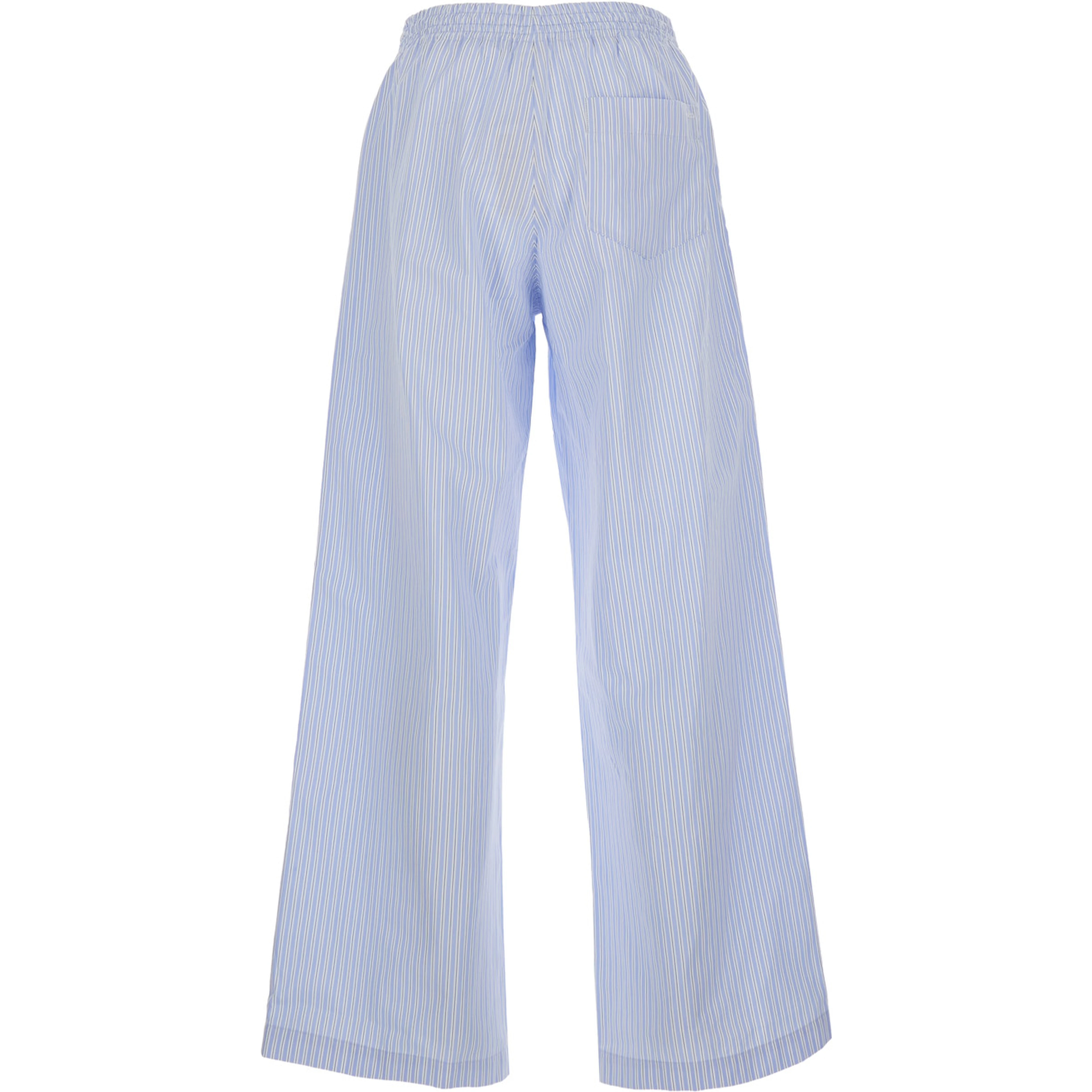 LOU Pants Light Blue with Front Pockets and Cotton Elastic Man