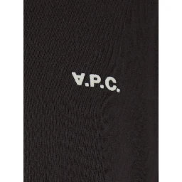 Brown Crew Neck T-shirt with Front Logo in Cotton Man