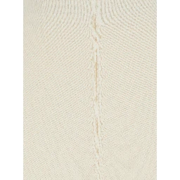 White Strillo High-Waisted Wide-Leg Pants in Viscose Blend Women