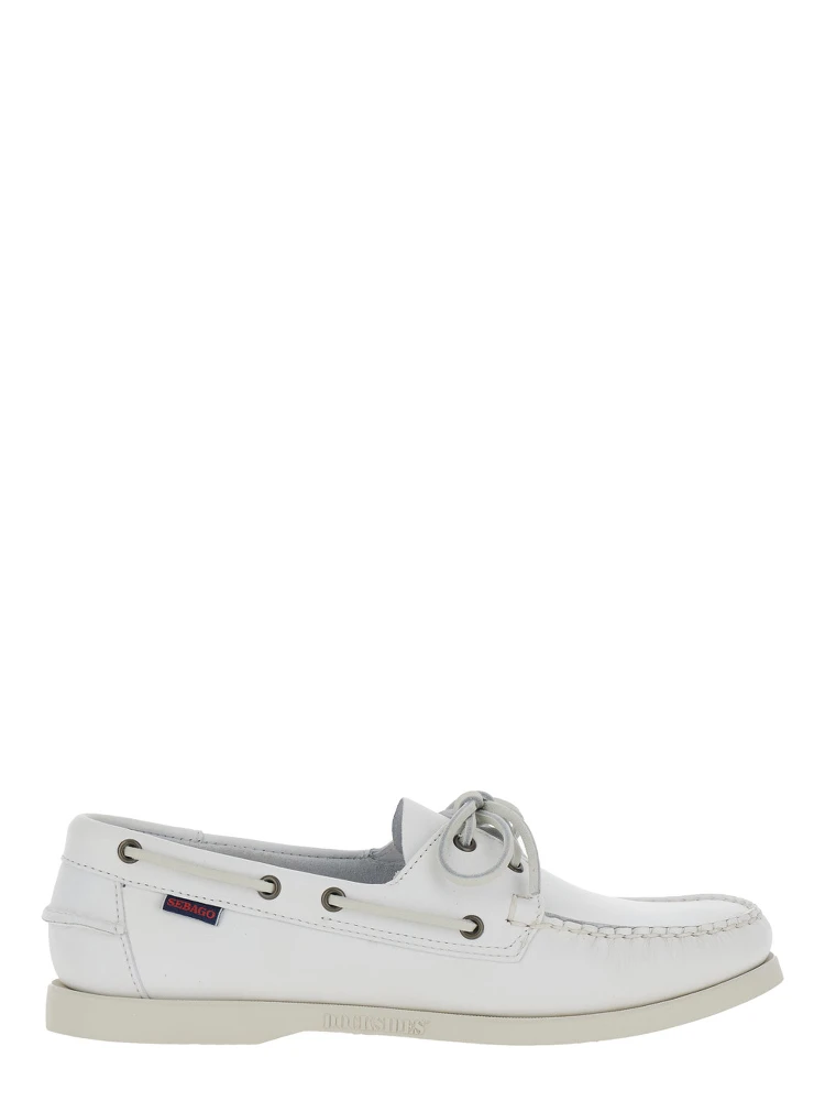 Loafers DOCKSIDES PORTLAND White in Leather for Men