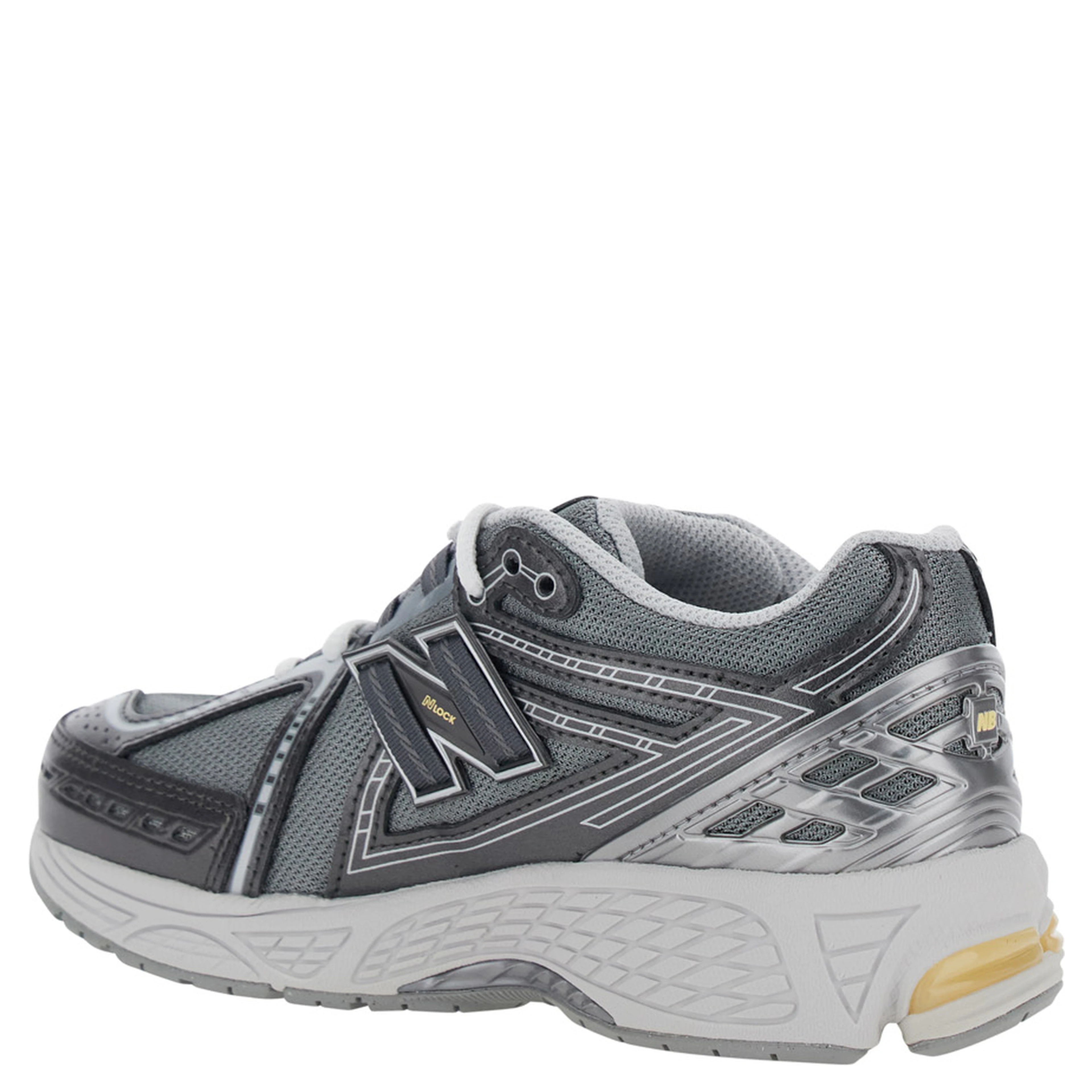 Sneakers 1907 Gray with Rubber Sole in Synthetic for Kids