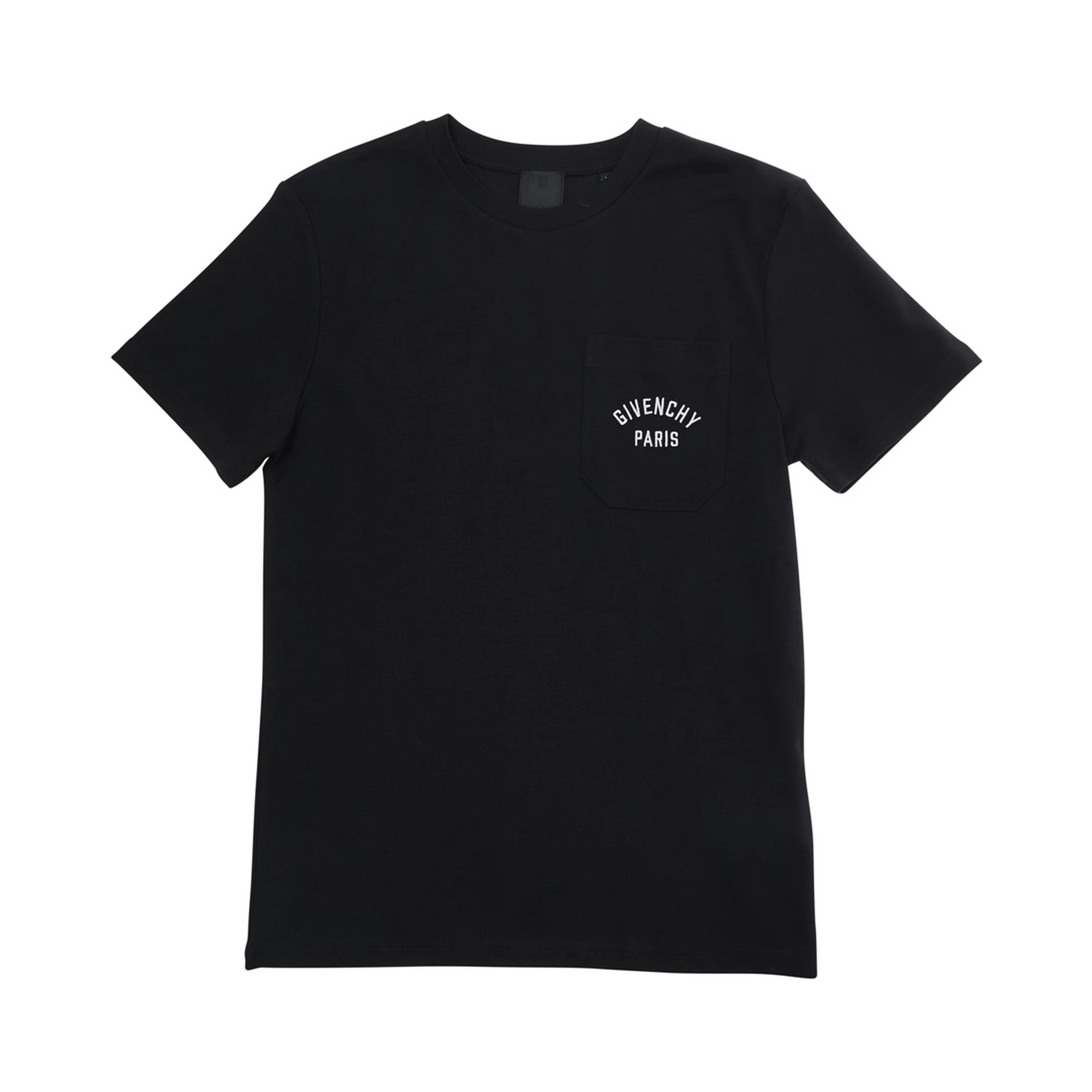 Black T-shirt with logo on the front for Kids