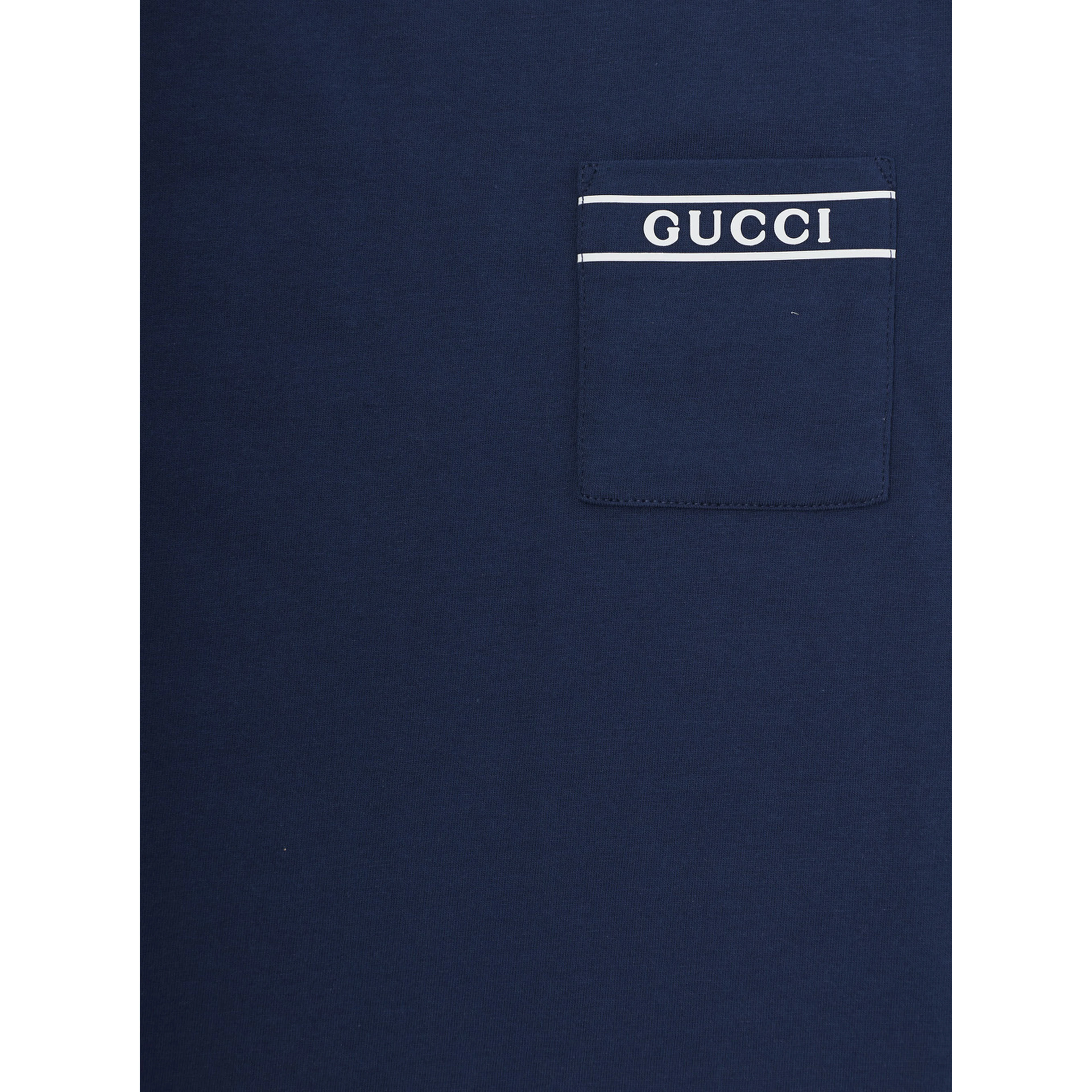 Blue T-Shirt with Logo Lettering on the Front for Kids