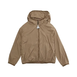 FEGEO Jacket Beige with Front Closure in Tech Fabric for Kids