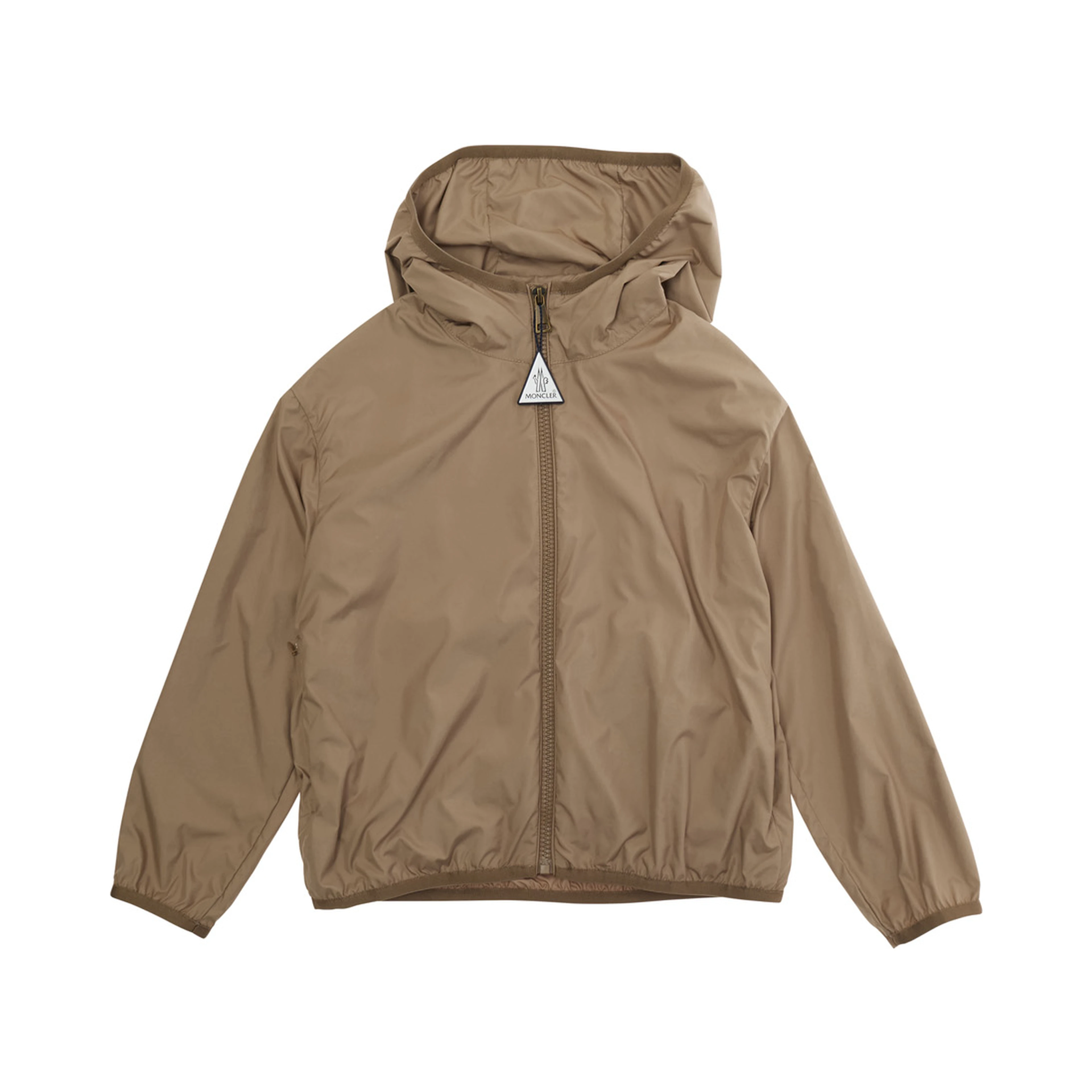 FEGEO Jacket Beige with Front Closure in Tech Fabric for Kids