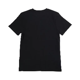 Black T-shirt with logo on the front for Kids