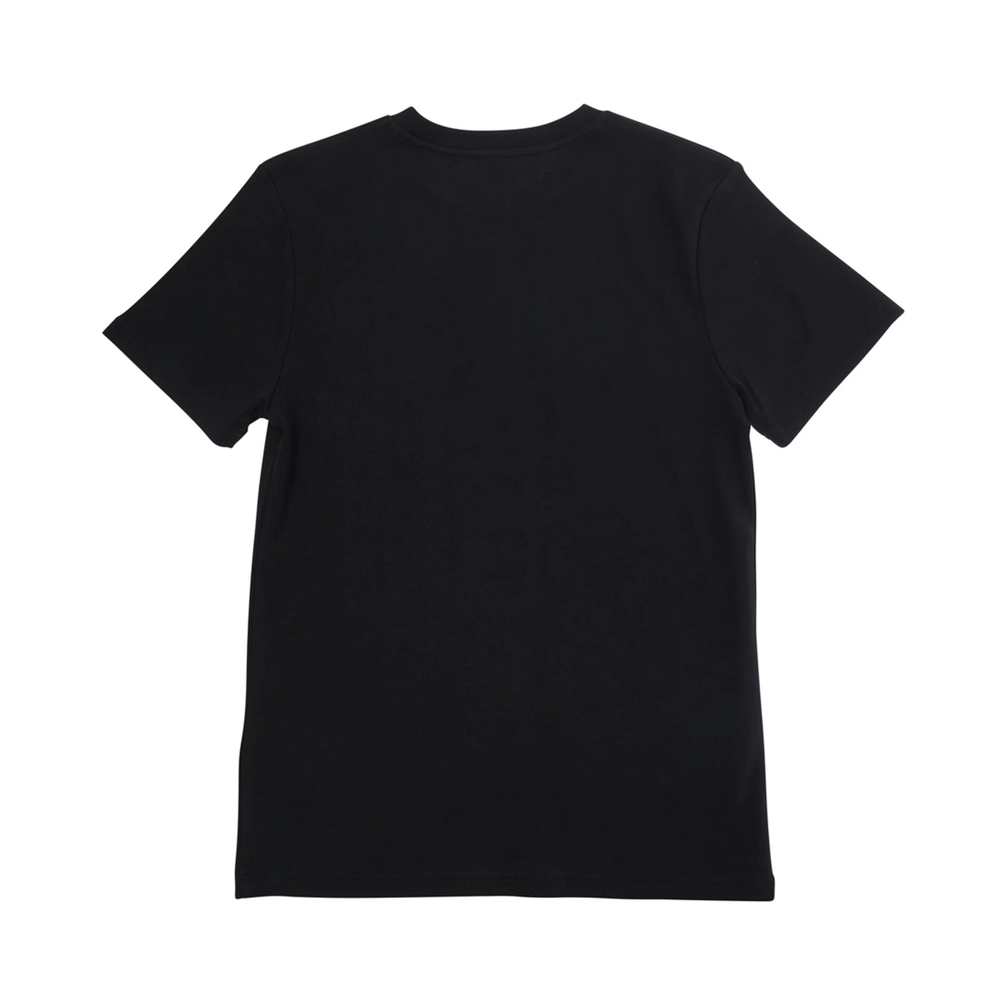 Black T-shirt with logo on the front for Kids
