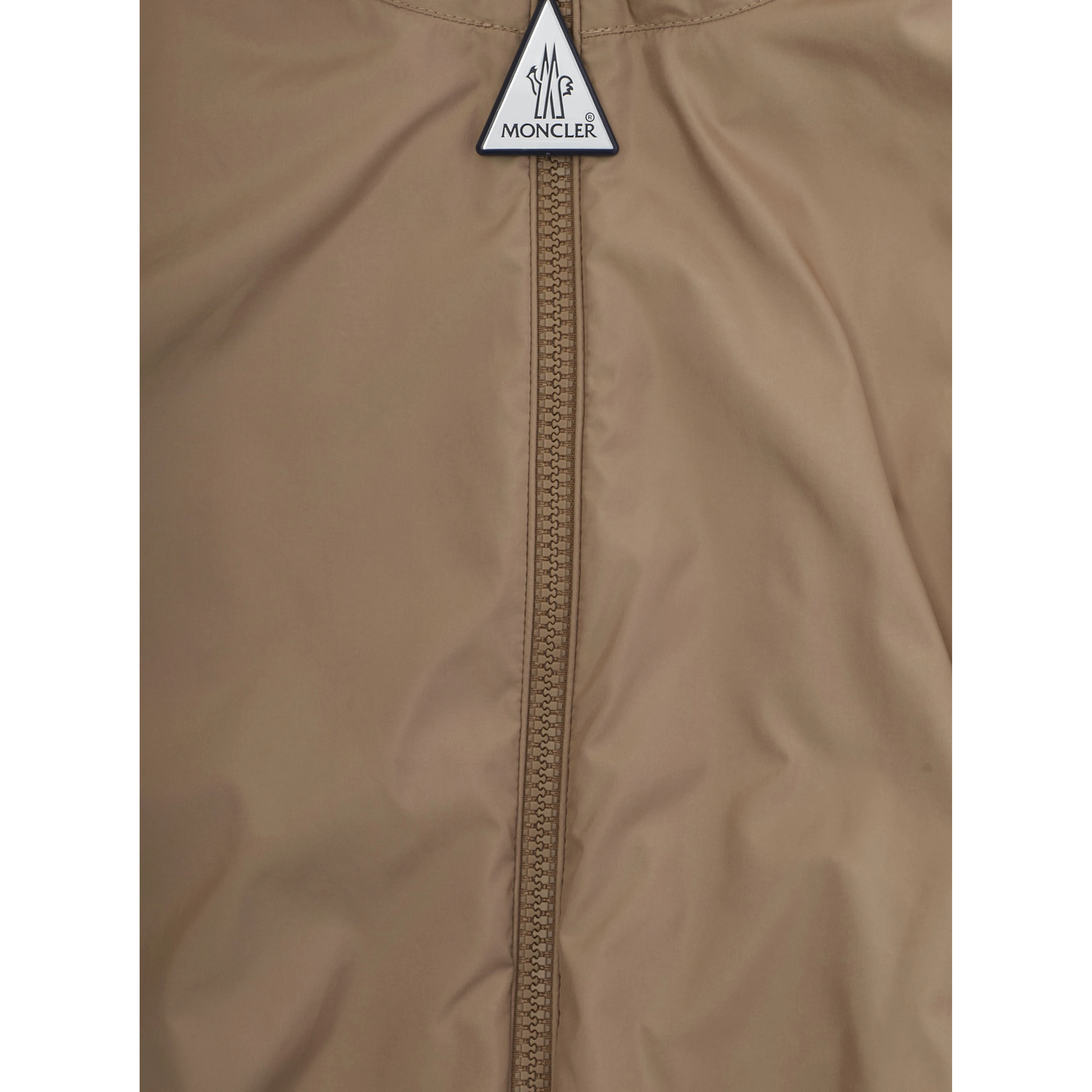 FEGEO Jacket Beige with Front Closure in Tech Fabric for Kids