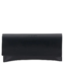 SL 859 black cat-eye sunglasses with embossed logo lettering on the temple in acetate for women