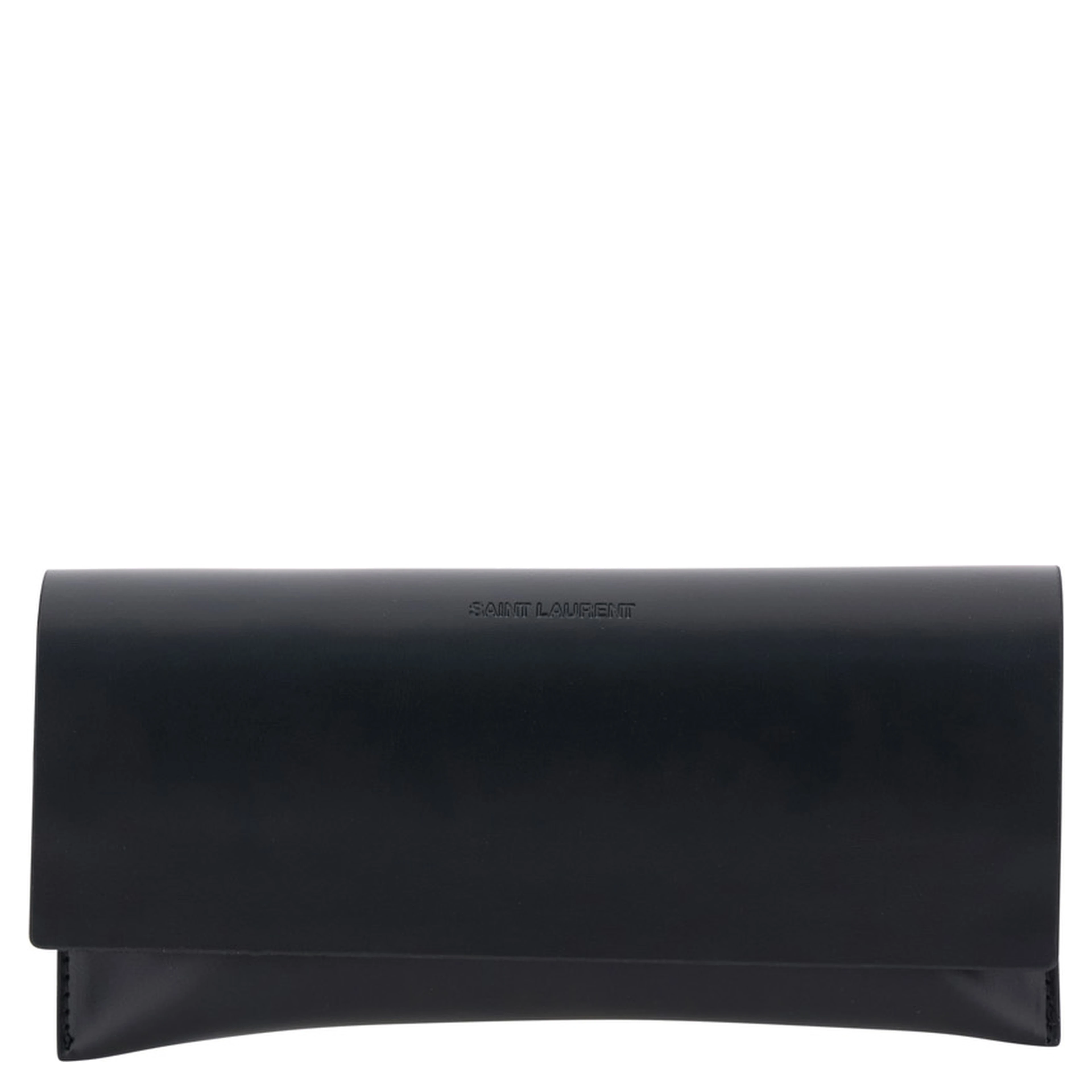 SL 859 black cat-eye sunglasses with embossed logo lettering on the temple in acetate for women