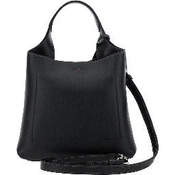 Handbag APA SHOP MONSP.TRAC PEL T PEND MINI with handles and shoulder strap in black leather Woman