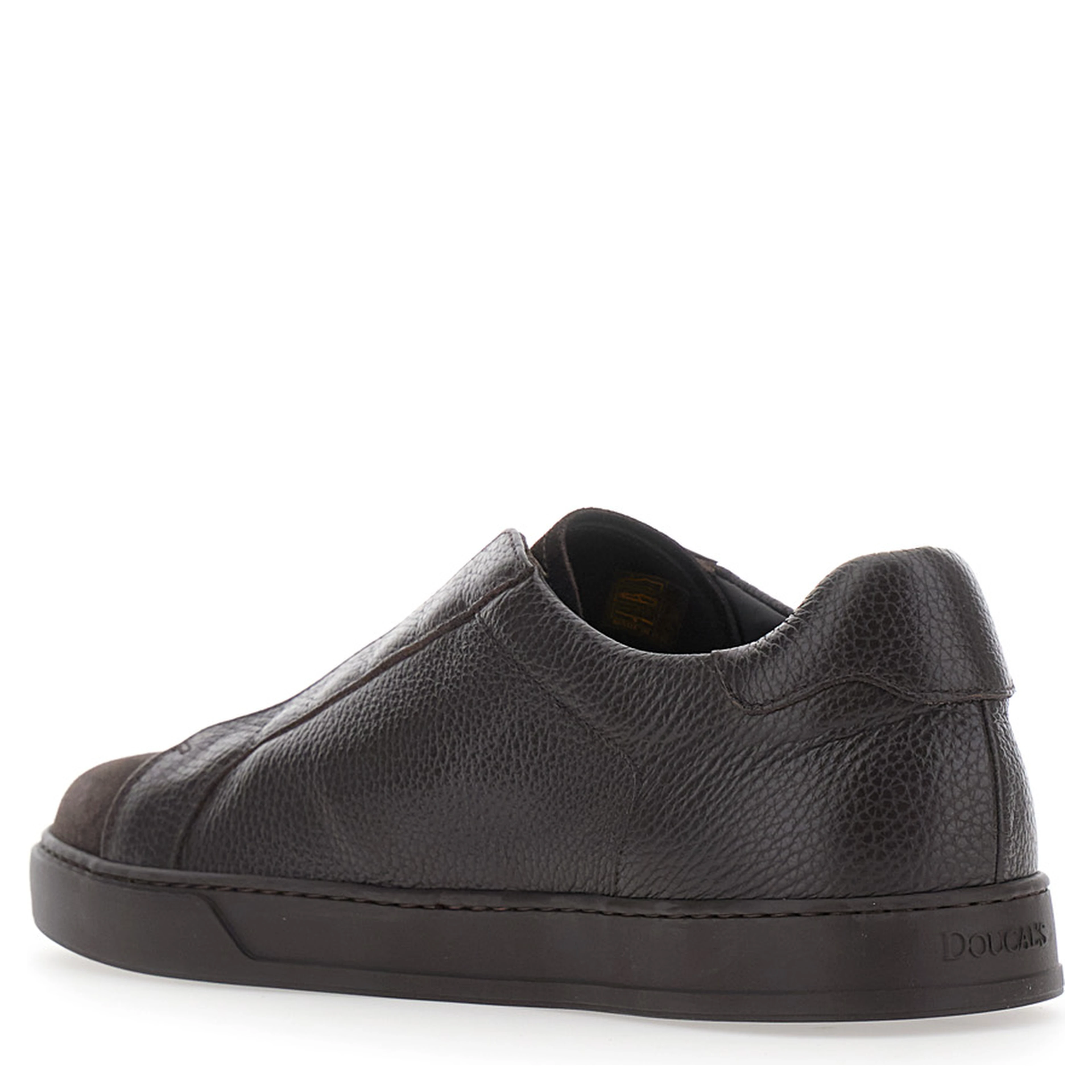 Spencer Brown Low Top Sneakers with slip-on design in leather for men