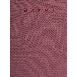 Pink Long Sleeve T-shirt with Logo on Front in cotton Baby