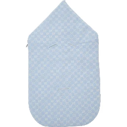 Light blue Angel nest with all-over GG motif in cotton for Boy