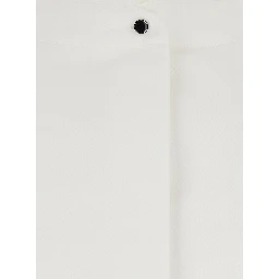 Shirt White BACK TO FRONT with Cotton Plastron Women