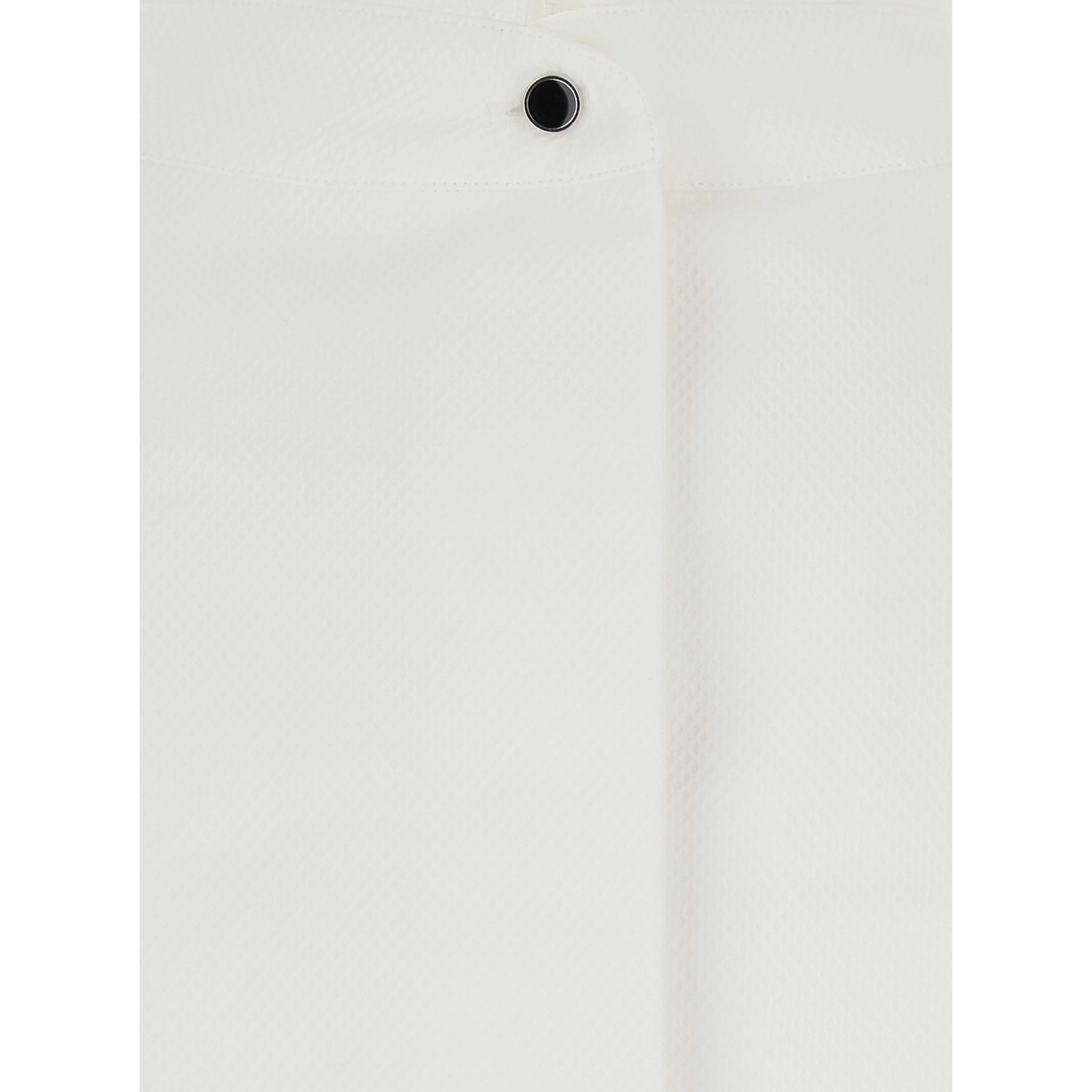 Shirt White BACK TO FRONT with Cotton Plastron Women