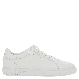 Sneaker Atlas Low Top with logo lettering on the back in White Leather Men