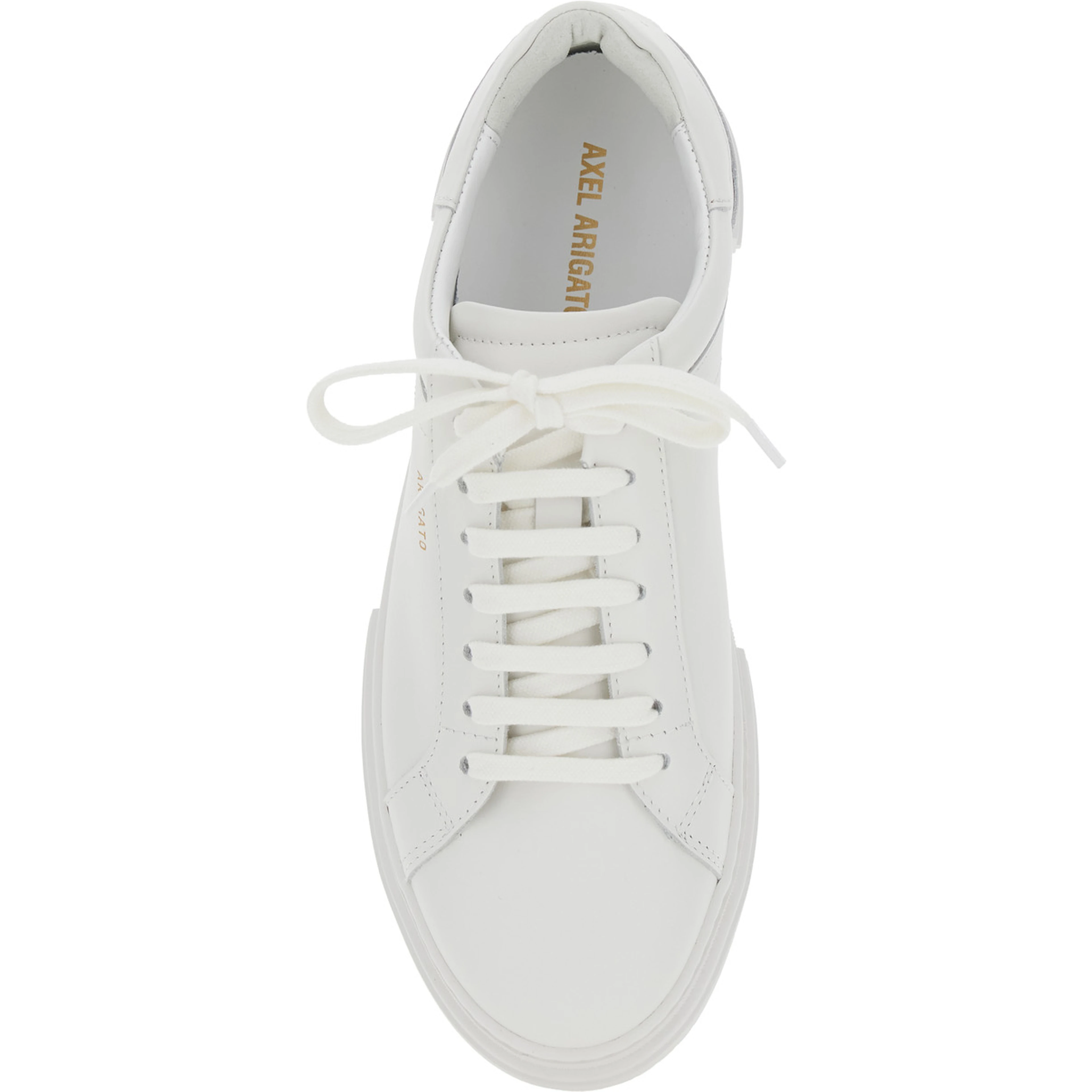 Sneaker Atlas Low Top with logo lettering on the back in White Leather Men