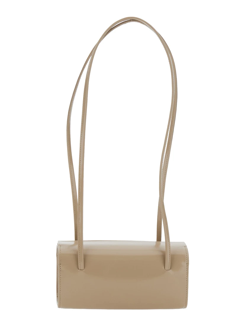 MIE BAG with handle and pockets in beige for women