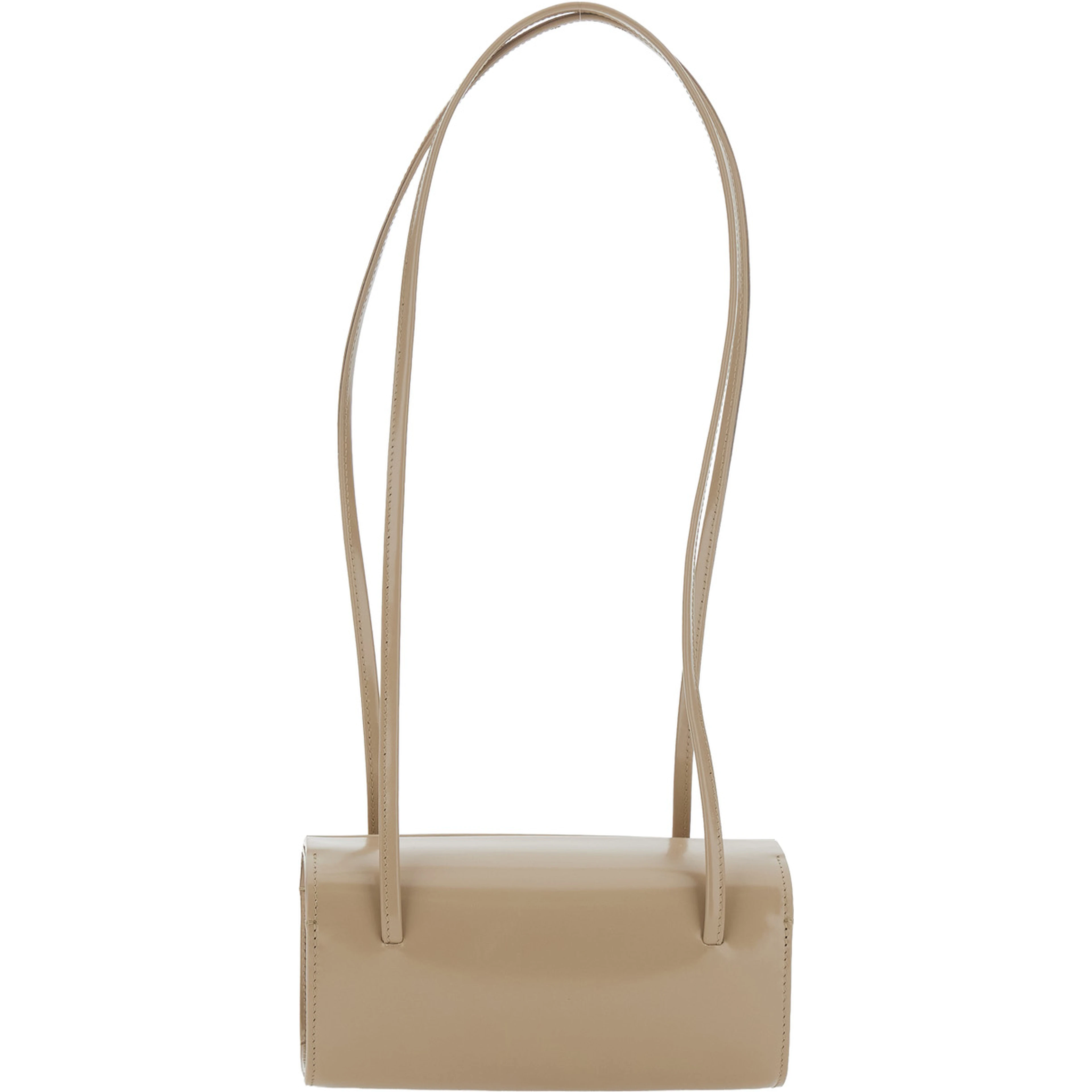 MIE BAG with handle and pockets in beige for women