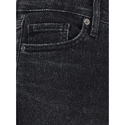 Le Slim Palazzo Black jeans with Wide Leg in Denim for Women