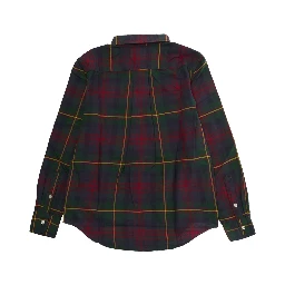 Multicolor Shirt with Pony logo on the front and all-over striped Motif in cotton Boy