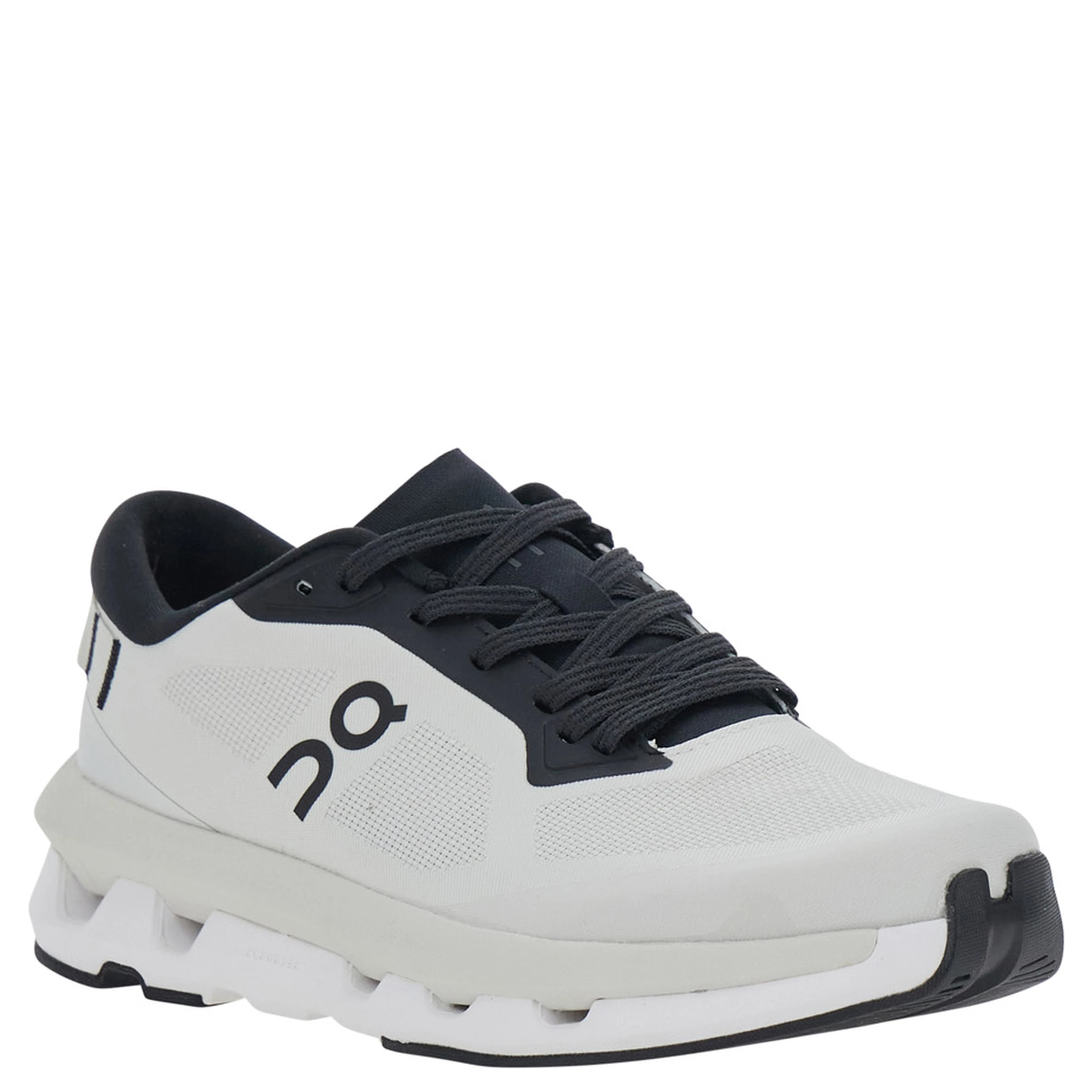 Cloudzone White Sneakers with contrasting details and logo print on the side in tech fabric for women