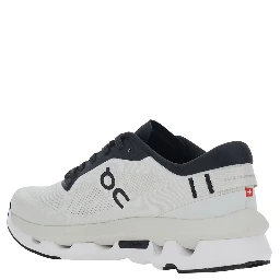 Cloudzone White Sneakers with contrasting details and logo print on the side in tech fabric for women