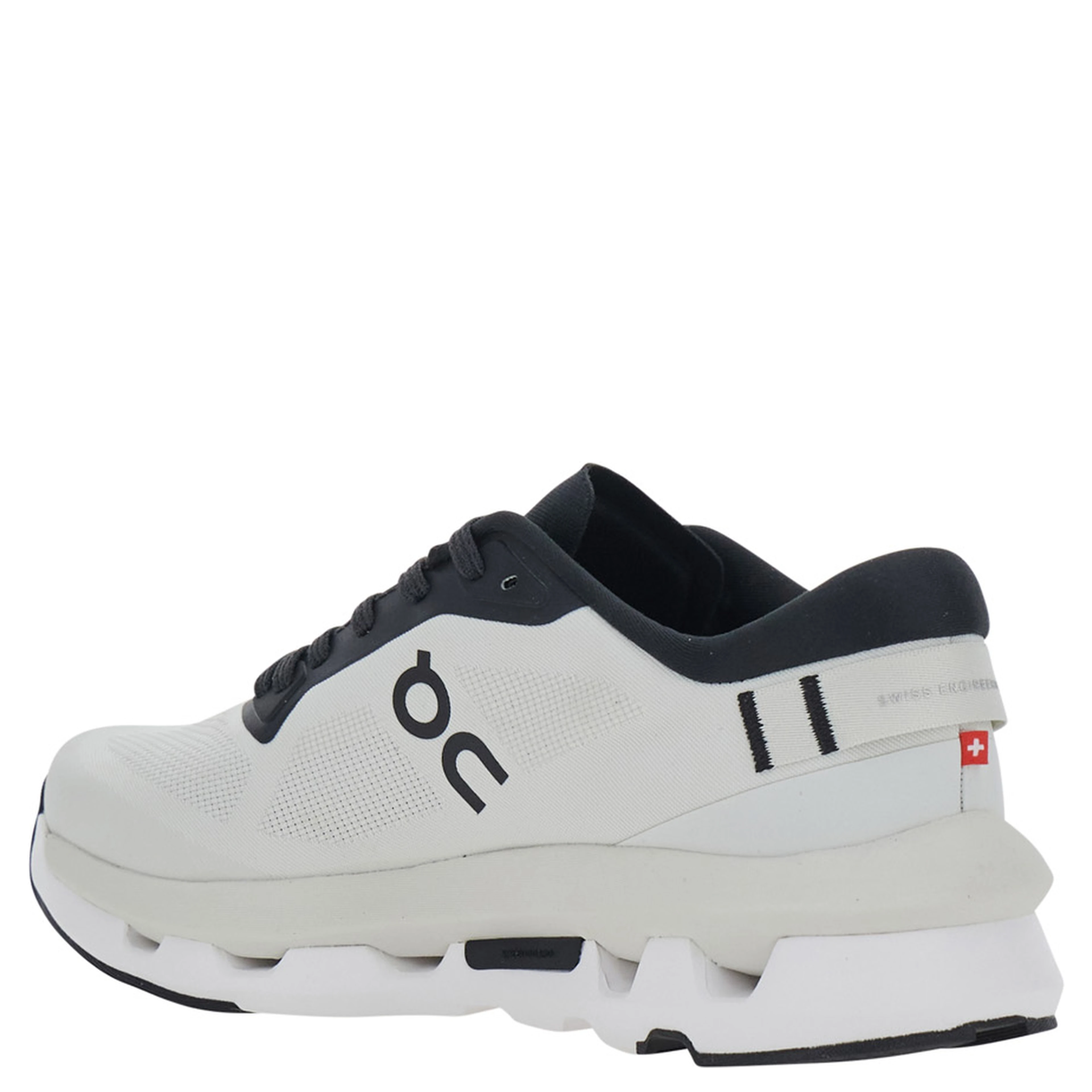 Cloudzone White Sneakers with contrasting details and logo print on the side in tech fabric for women