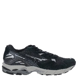 WAVE RIDER 10 Shoes with cushioning sole, Tech Fabric, Black, unisex