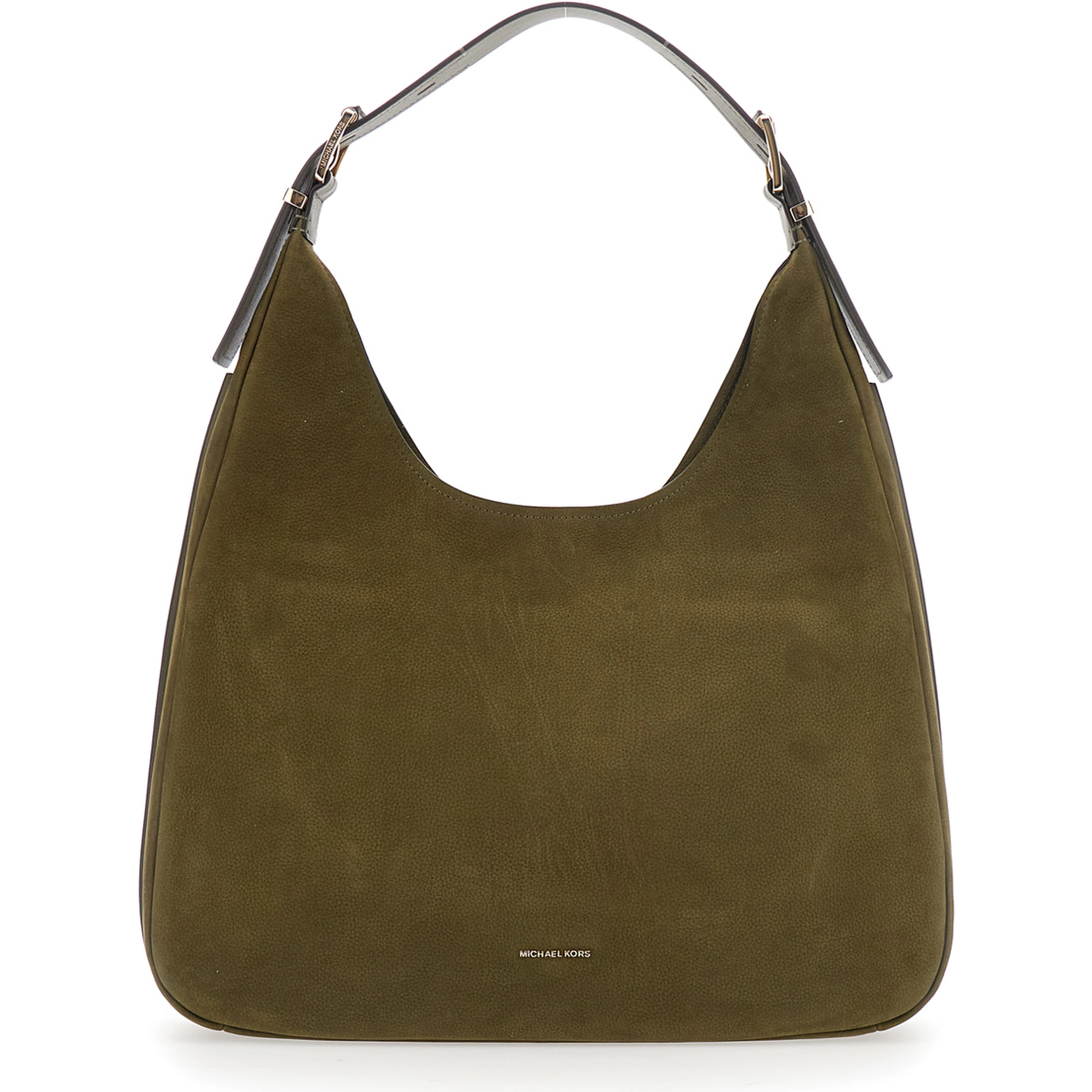 Shoulder bag Nolita with green leather details Woman