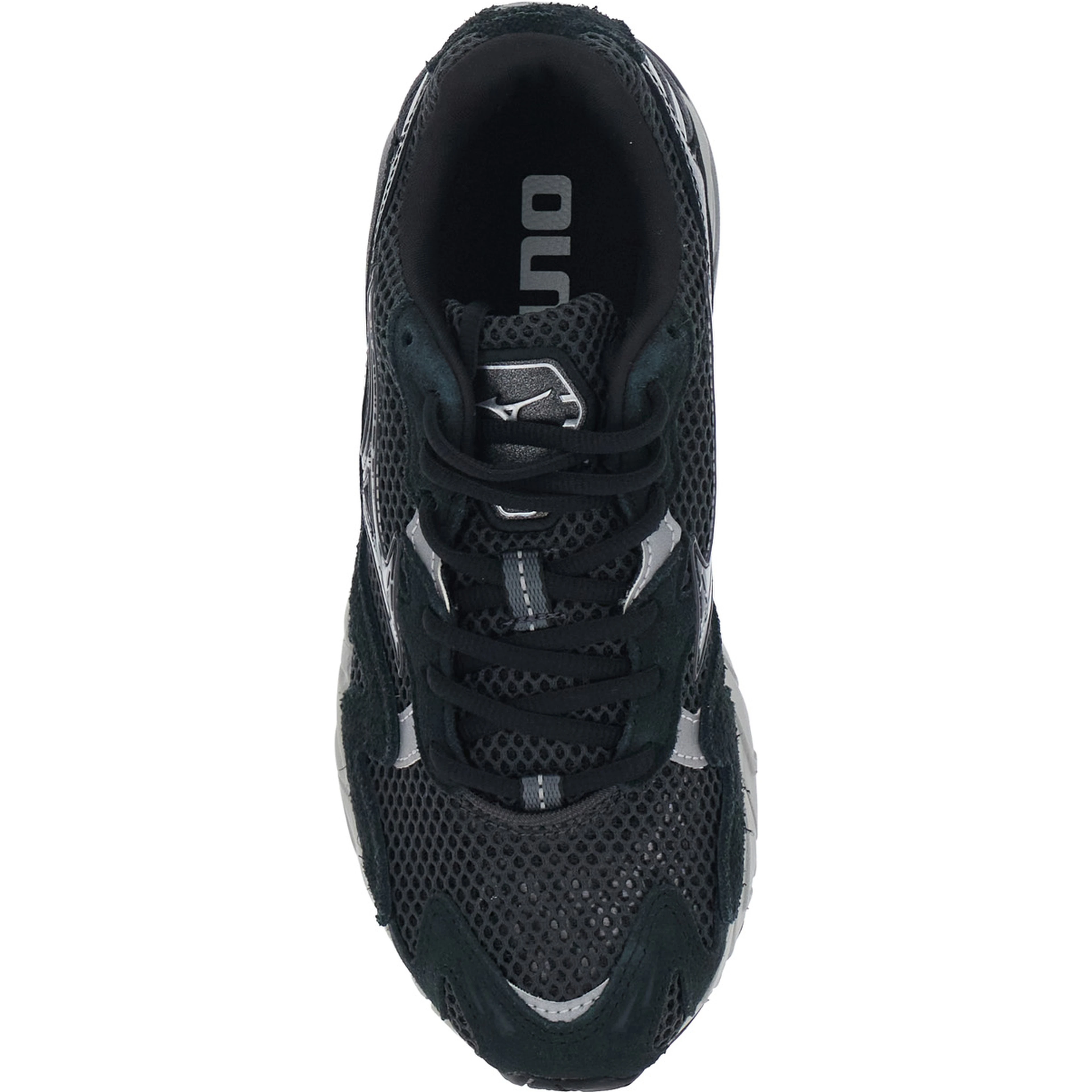 WAVE RIDER 10 Shoes with cushioning sole, Tech Fabric, Black, unisex