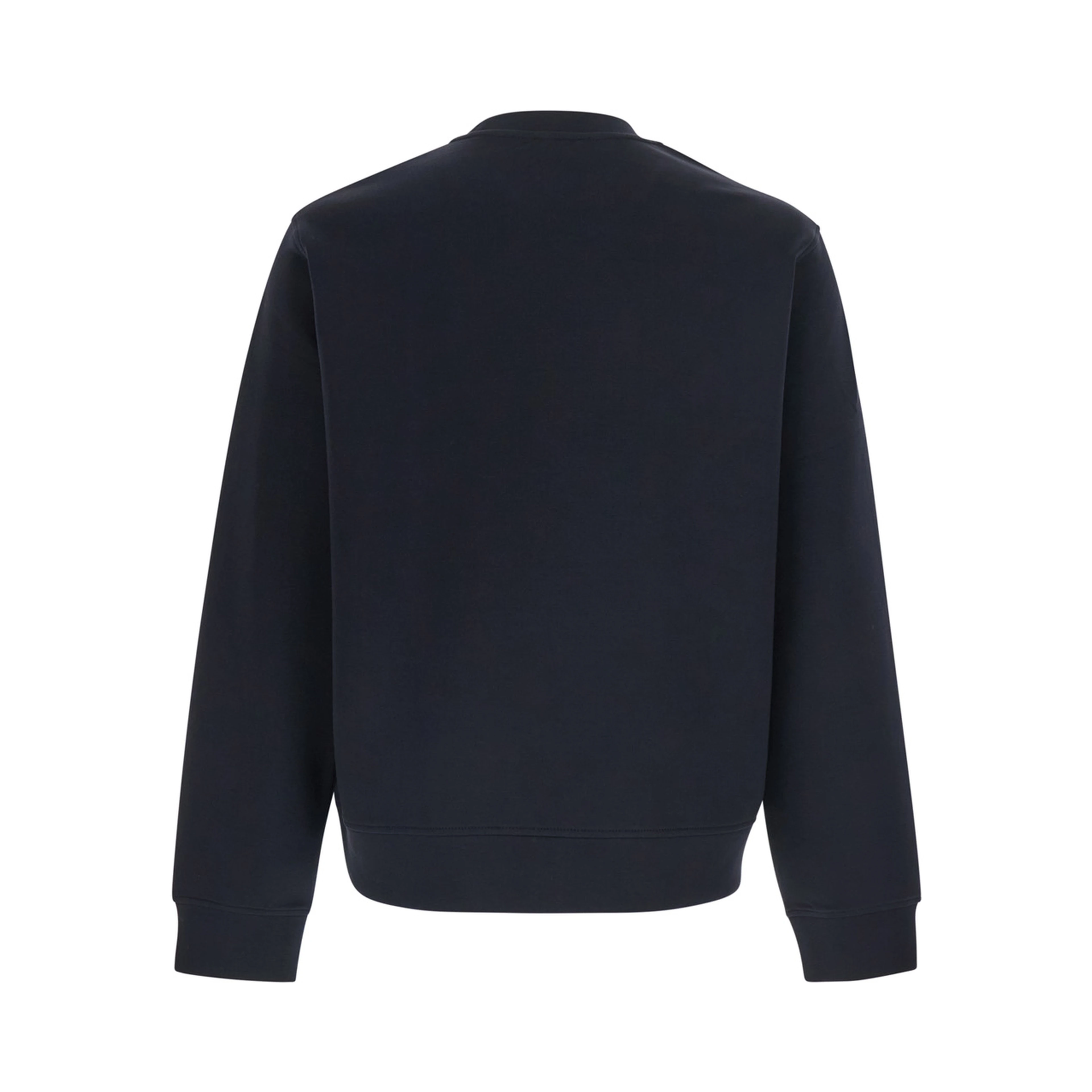 blue Sweatshirt with Logo lettering on the front in cotton for men