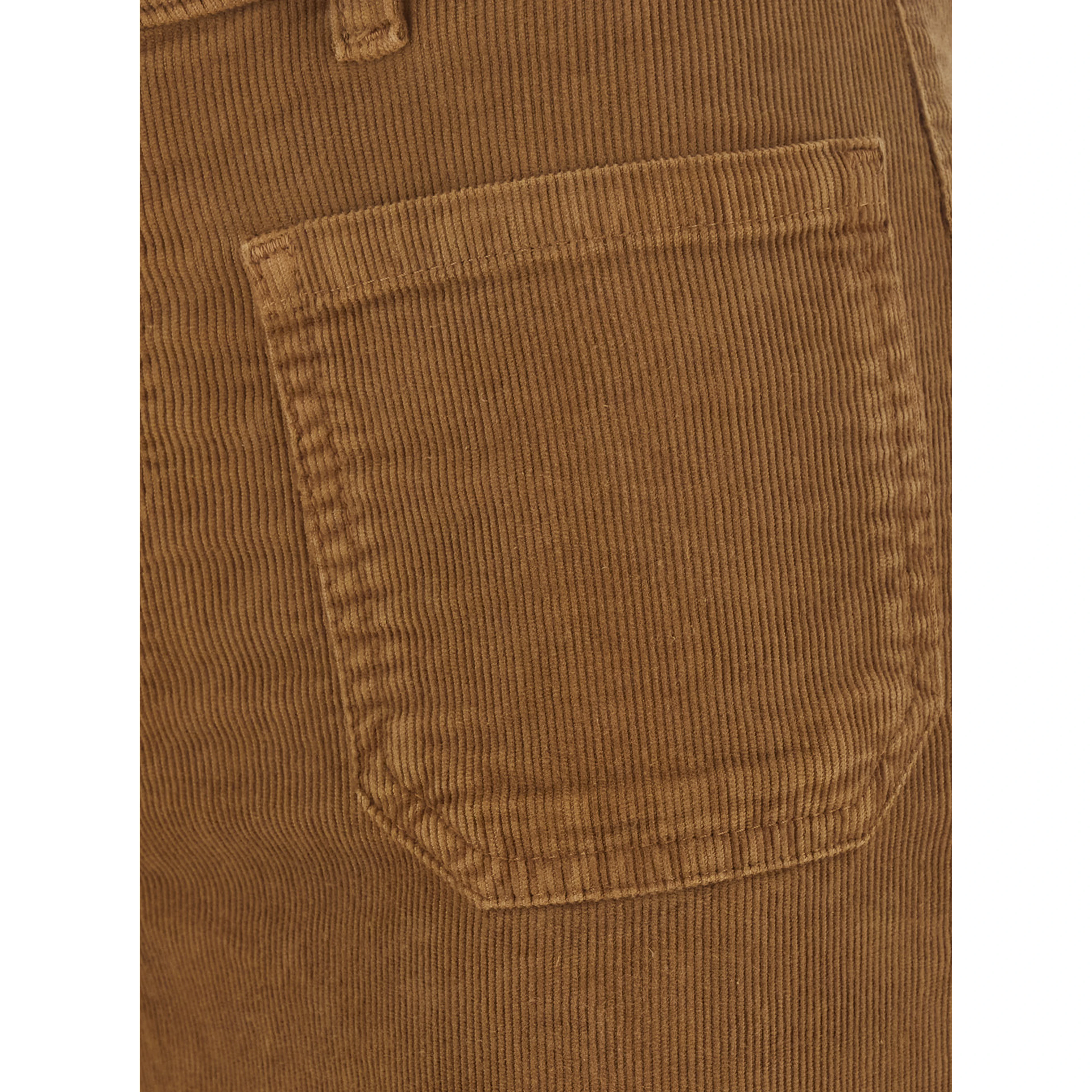 Vicky High Rise Flare Pants with high waist and flared leg Beige women