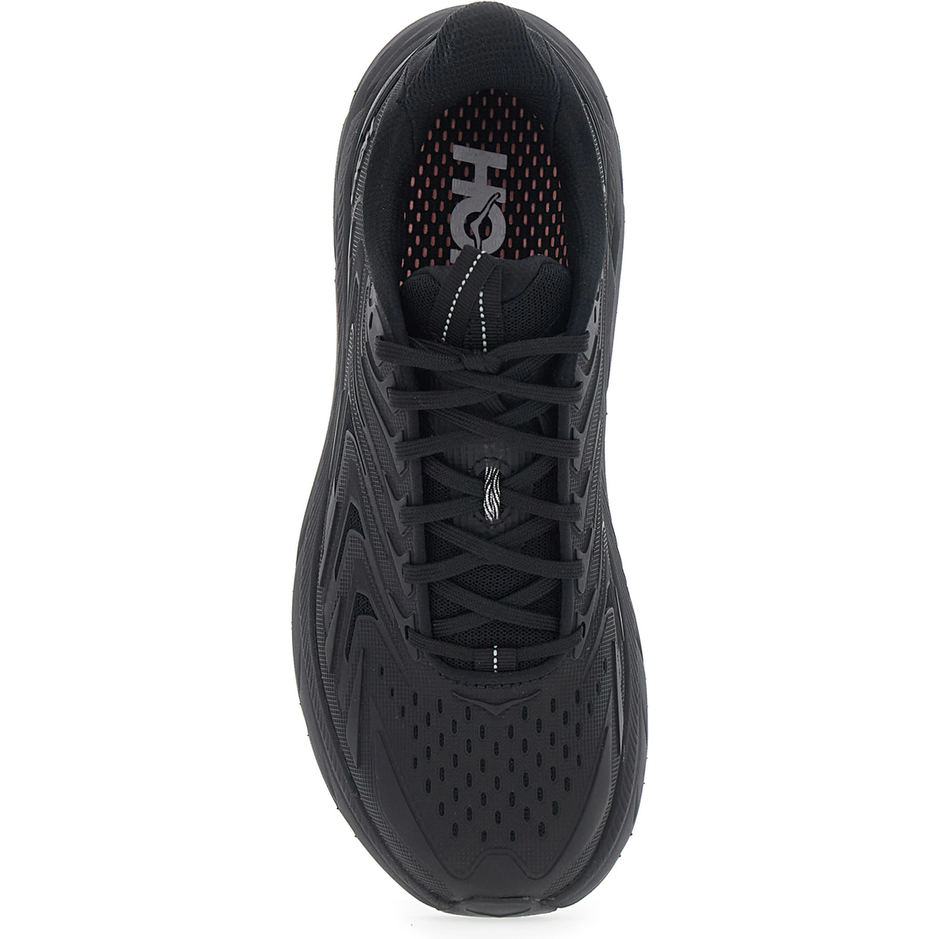 CLIFTON UTL is a running shoe with cushioned sole, tech fabric, black color and unisex
