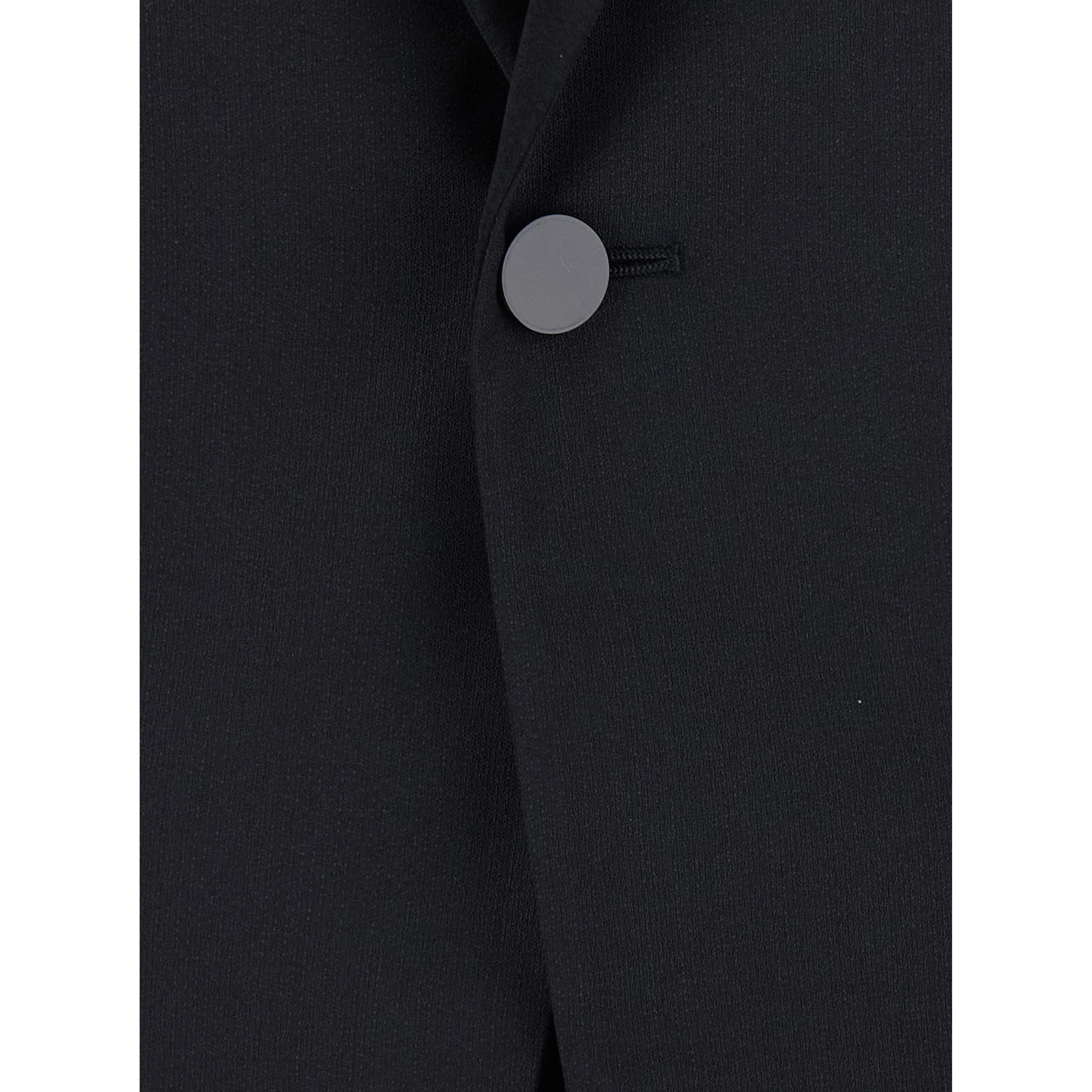 Two-piece Tuxedo with Notched Revers and Black Color for Men
