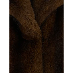 MSTNEO Jacket with high collar and long sleeves in Tech Fabric brown woman