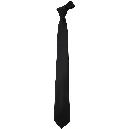 Classic Tie in Black Tech Fabric for Men
