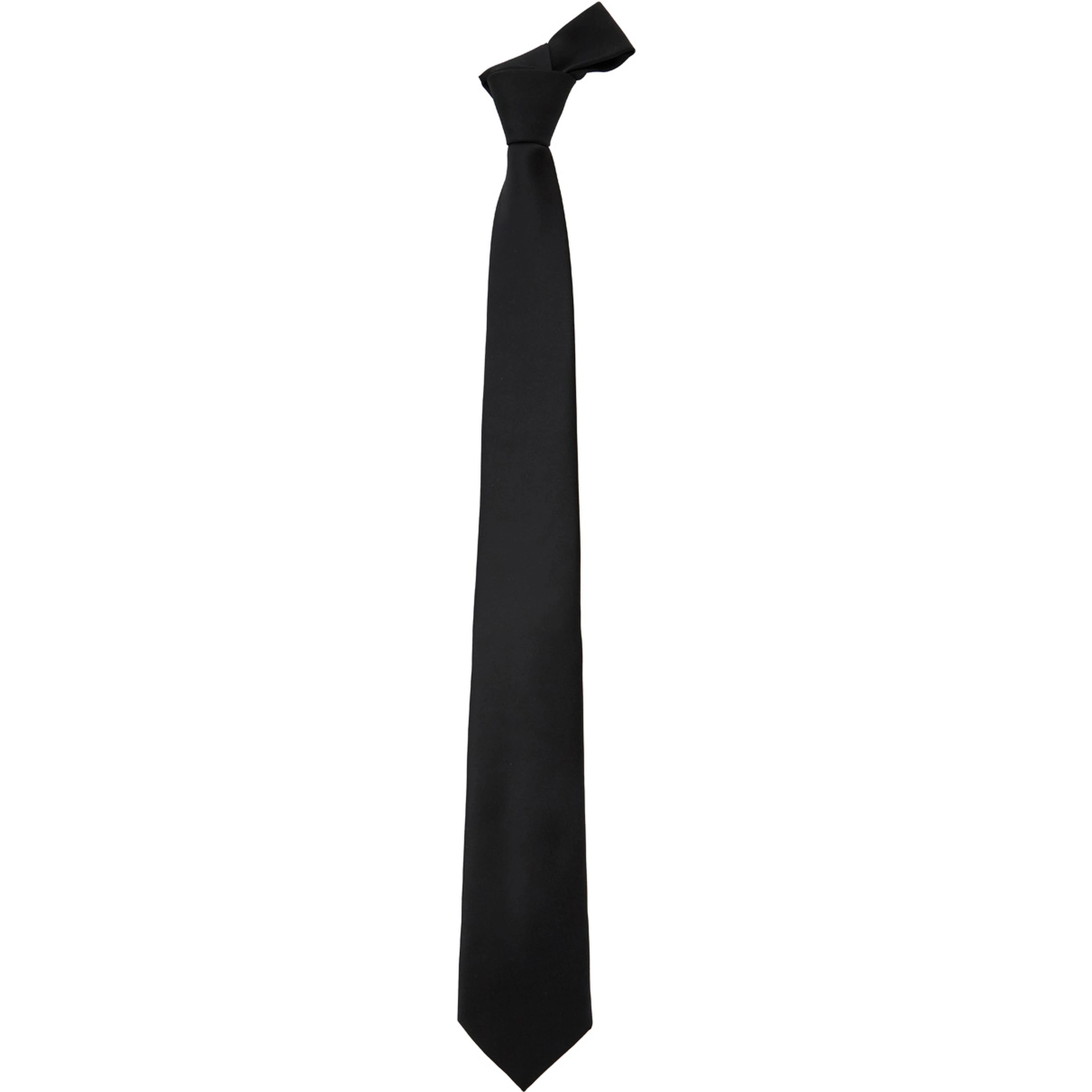 Classic Tie in Black Tech Fabric for Men