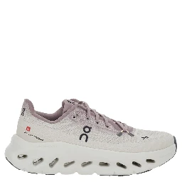 Cloudtilt Pink Low Top Sneakers with Logo on the Side and Chunky Rubber Sole in Tech Fabric for Women