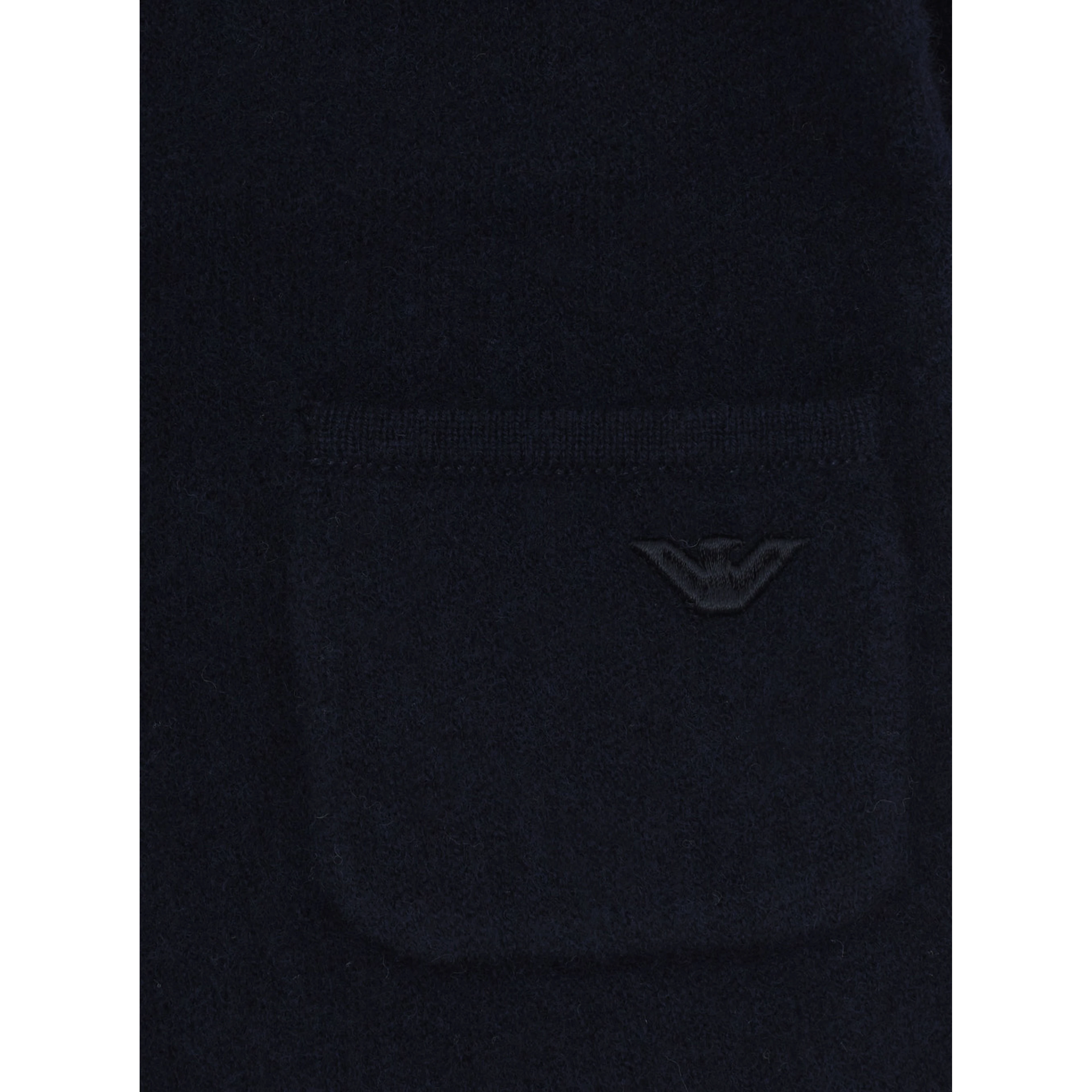 blue blazer with tone-on-tone logo patch in fabric baby
