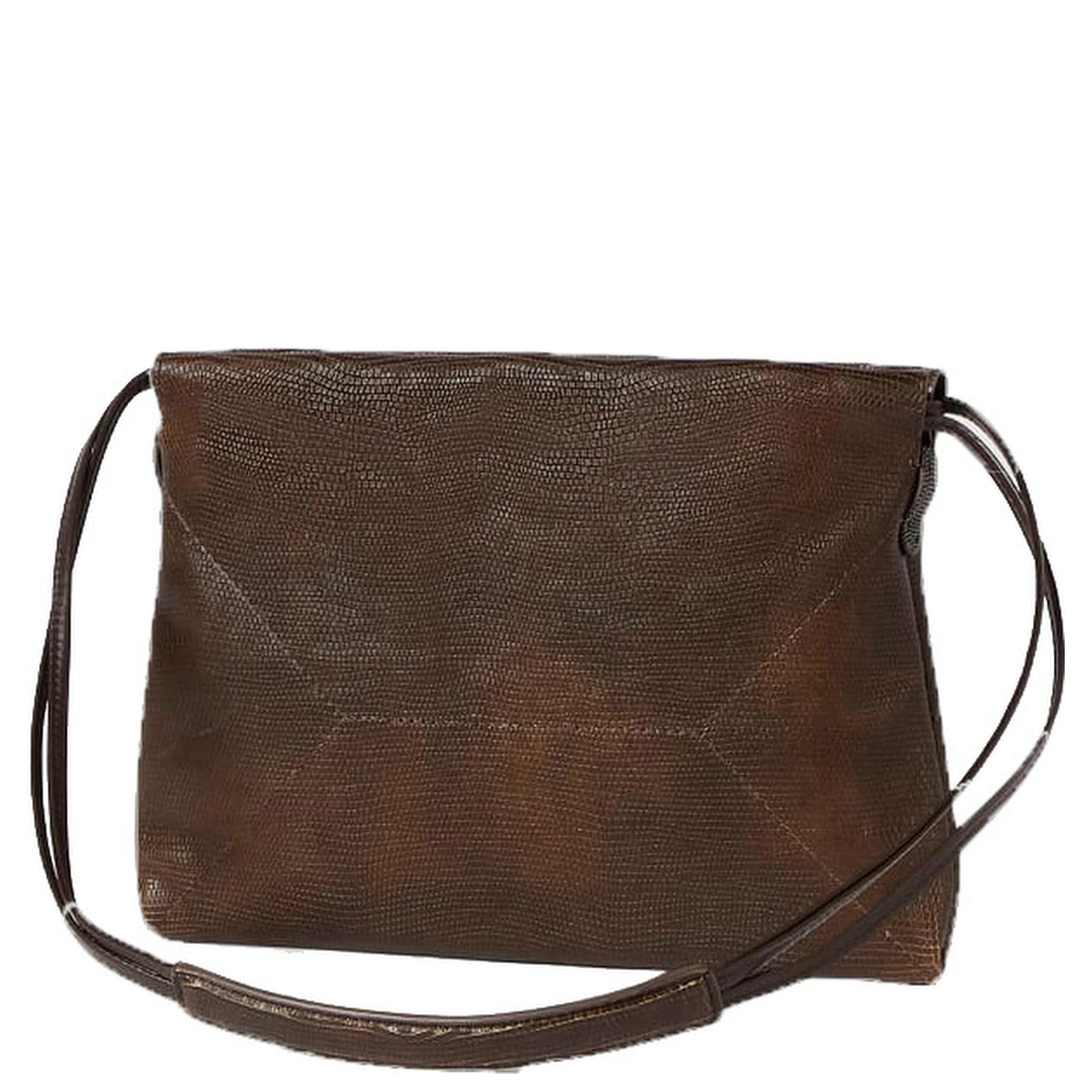 Brown Shoulder bag with drawstring closure and Monile in suede for women
