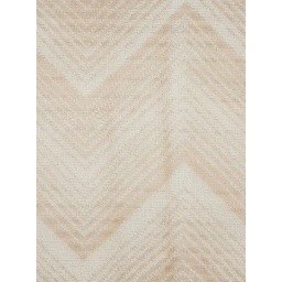 MAREA beige Towel with Zig Zag motif all-over in cotton home