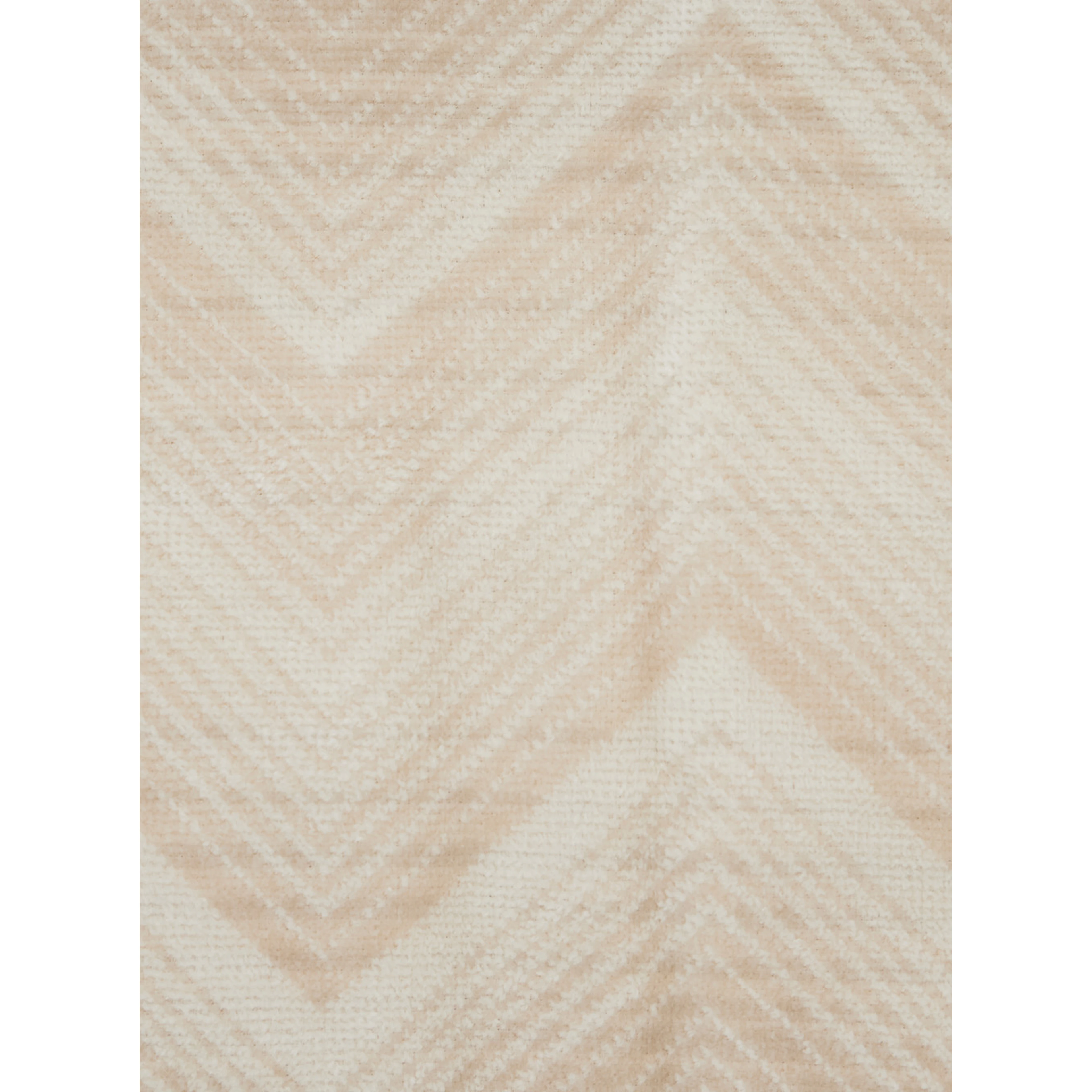MAREA beige Towel with Zig Zag motif all-over in cotton home