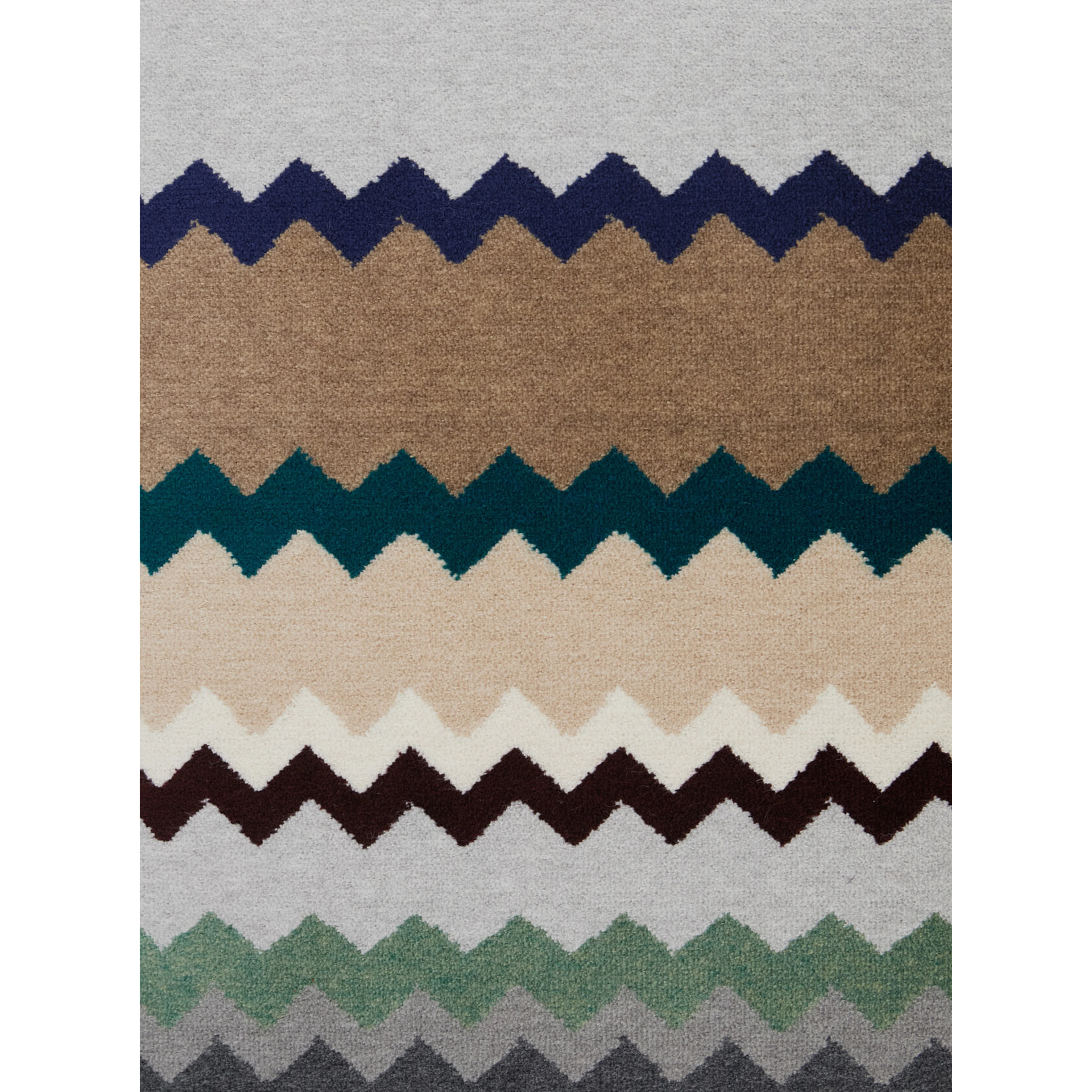 DUNE multicolor Cushion with all-over ZigZag motif in fabric home